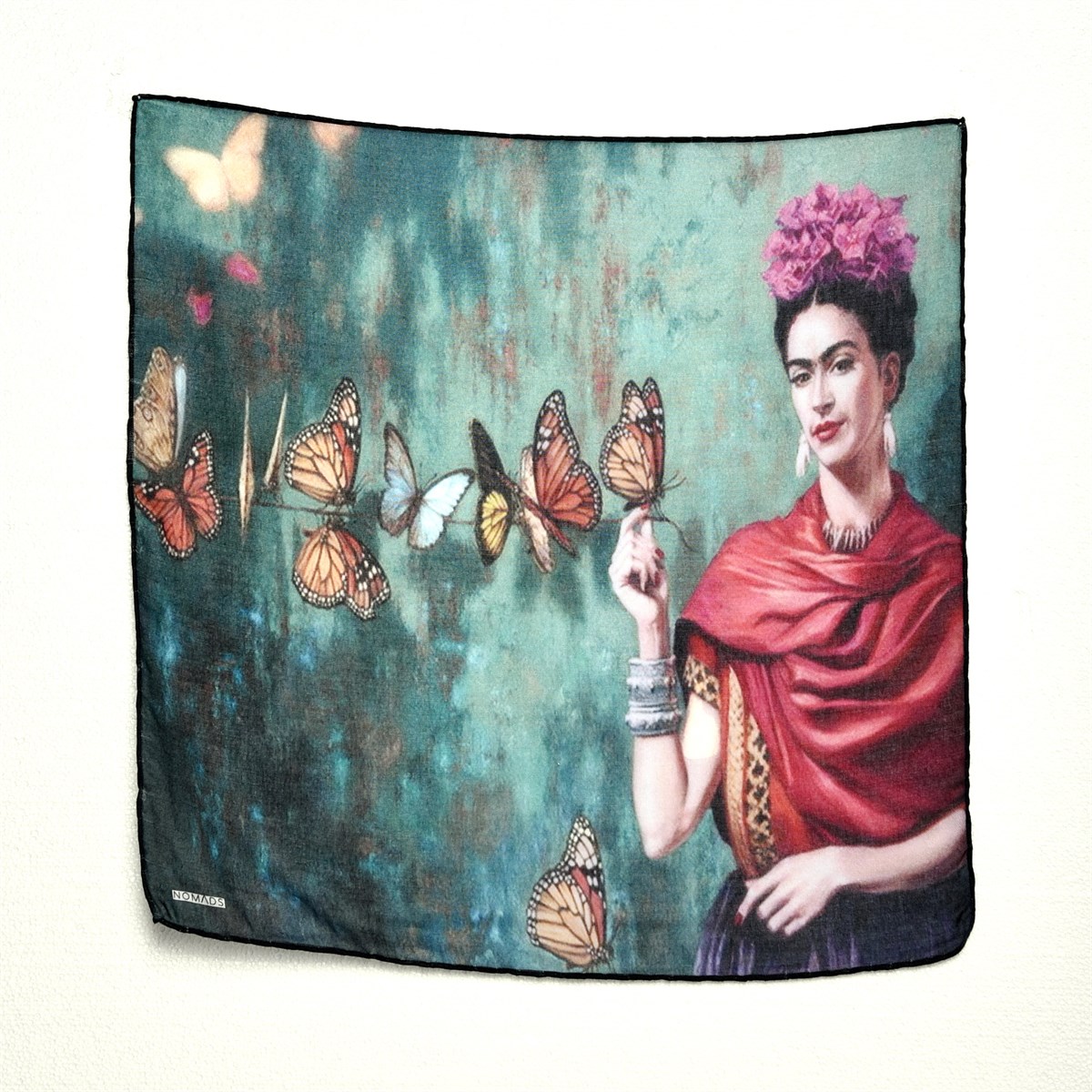 FRİDA KAHLO BUTTERFLY DESENLİ BANDANA