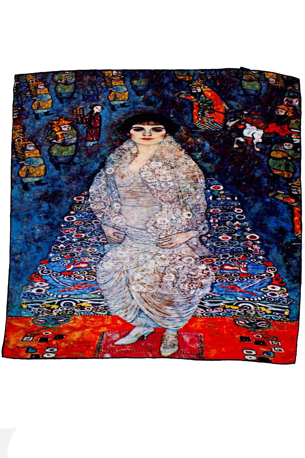 Gustav Klimt Barones Elisabeth Desenli İpek Bandana
