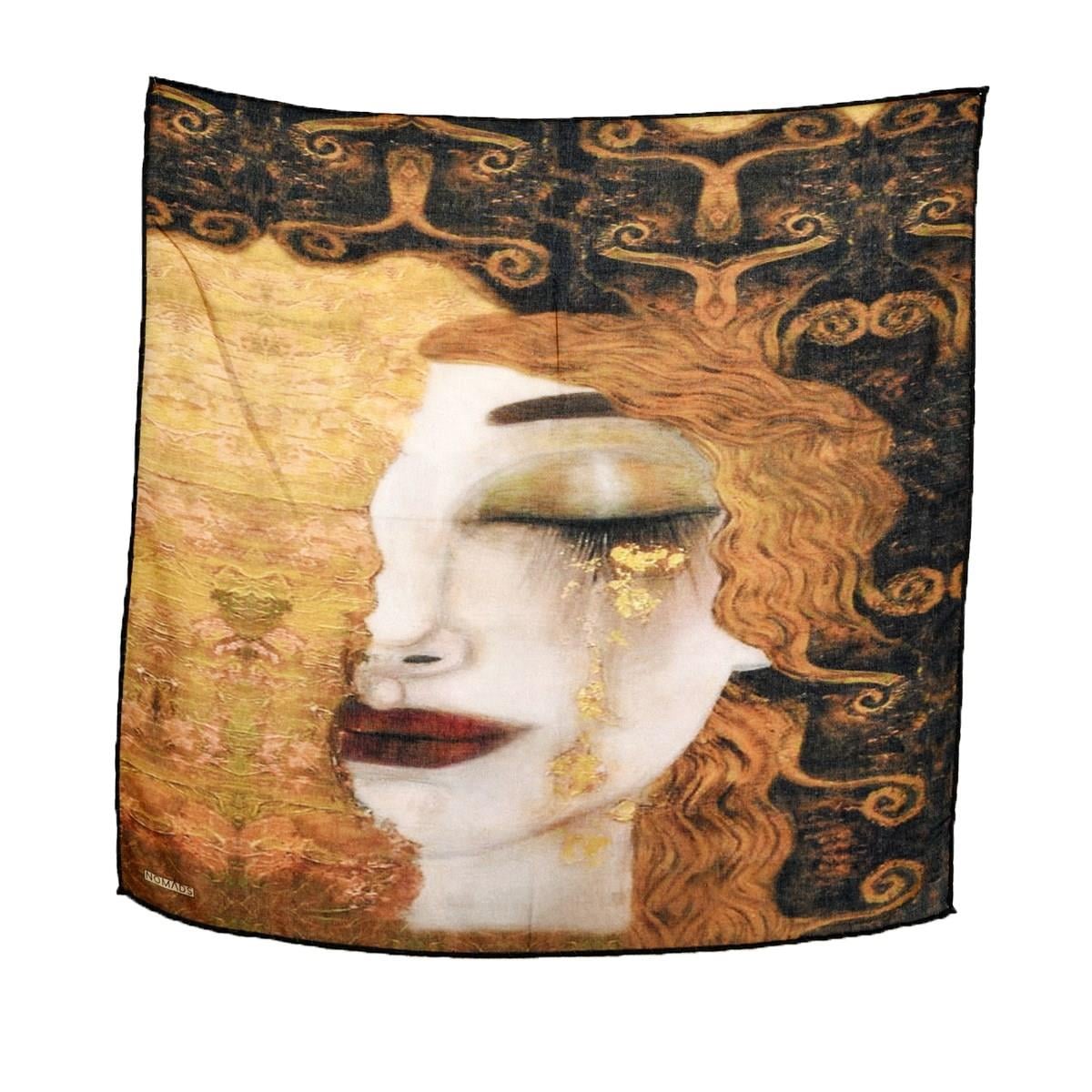 Gustav Klimt Emile Floge Patterned Bandana