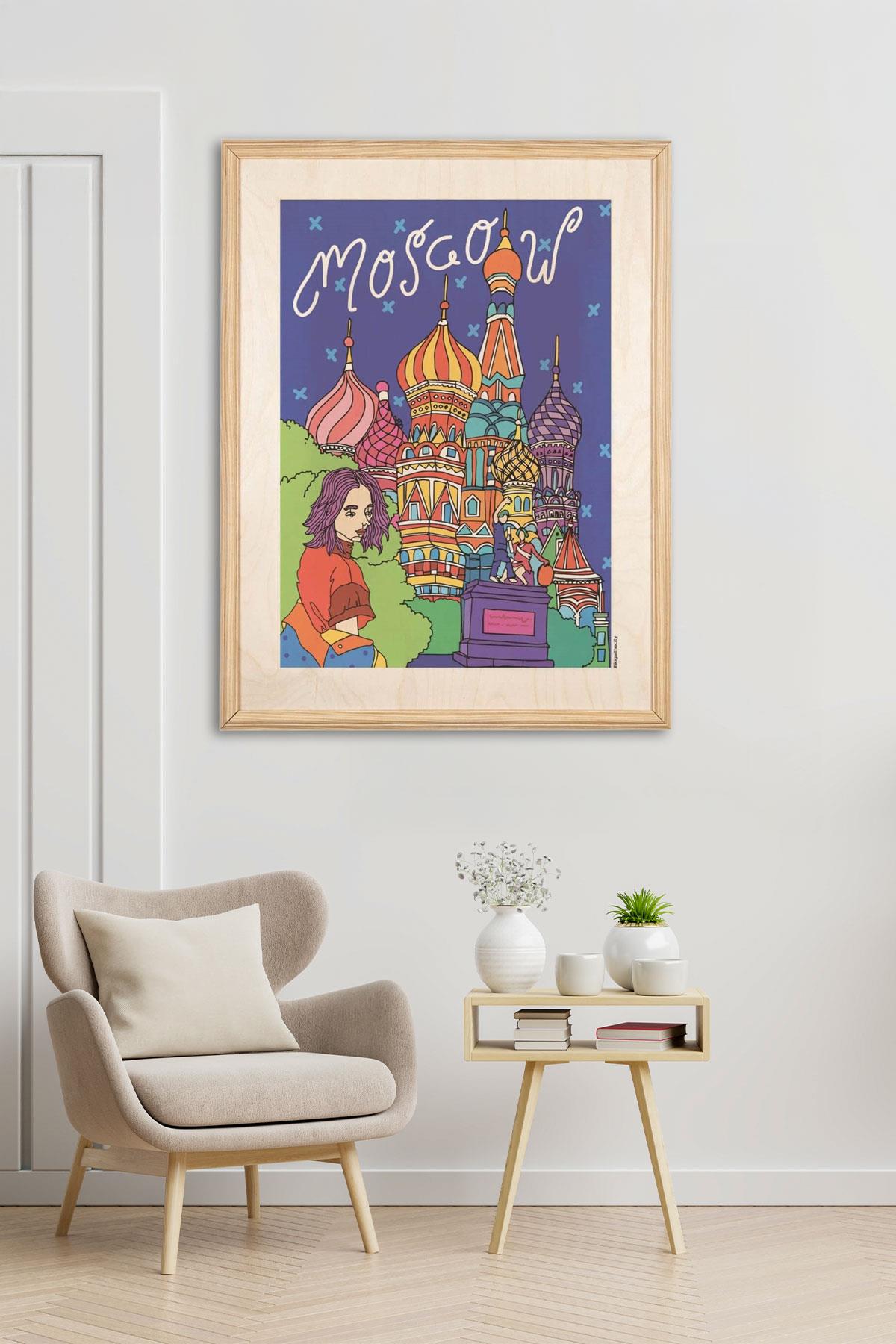 Ikıgaı_Moscow Wooden Table