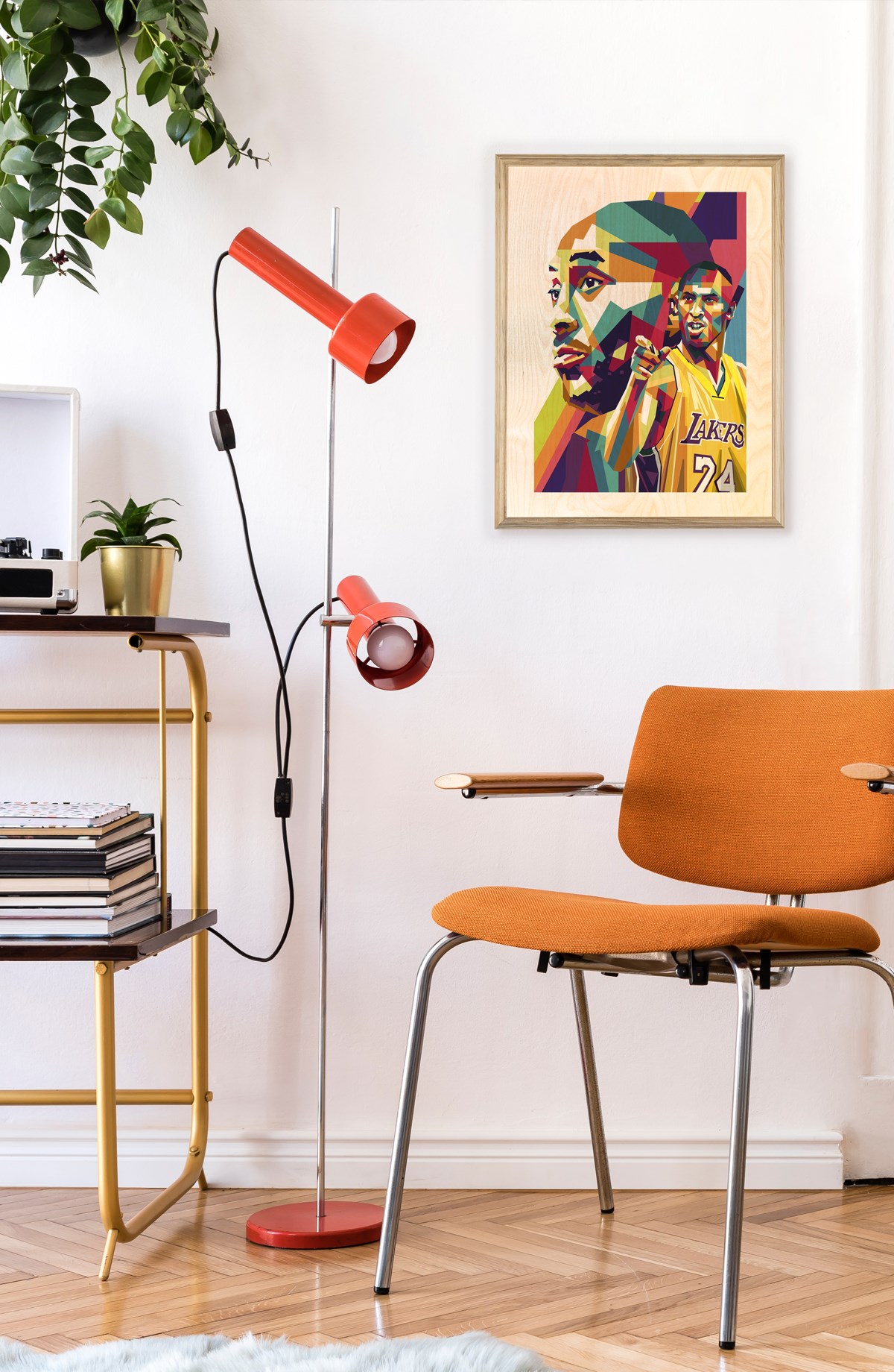 Kobe Bryant 2 Wooden Table