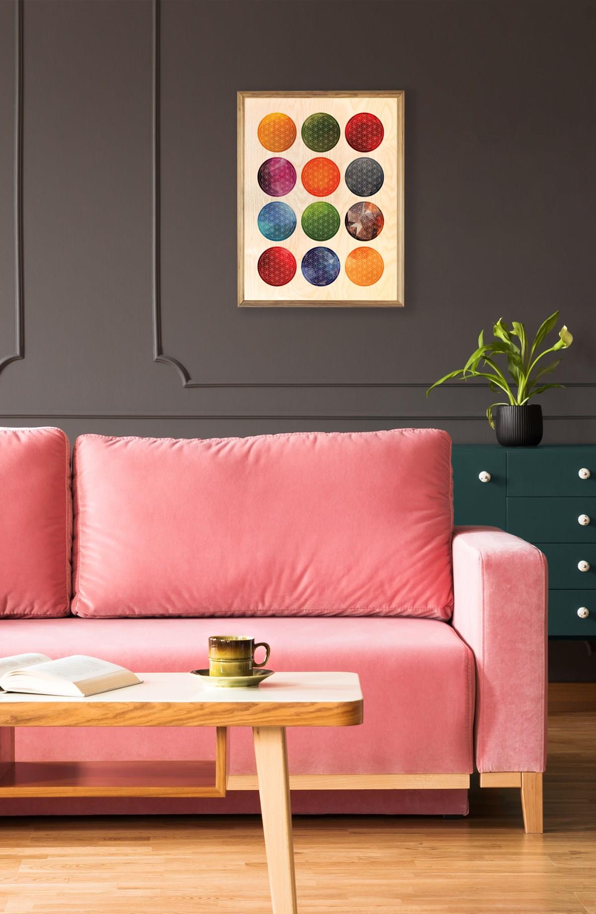 LIFE_CIRCLES Wooden Table