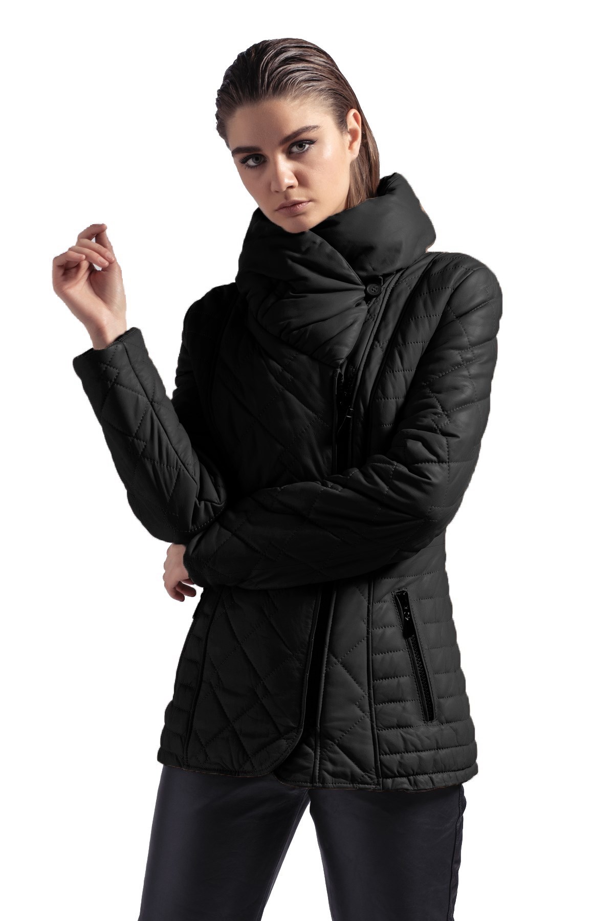 Lydia Kadın Deri Kaban