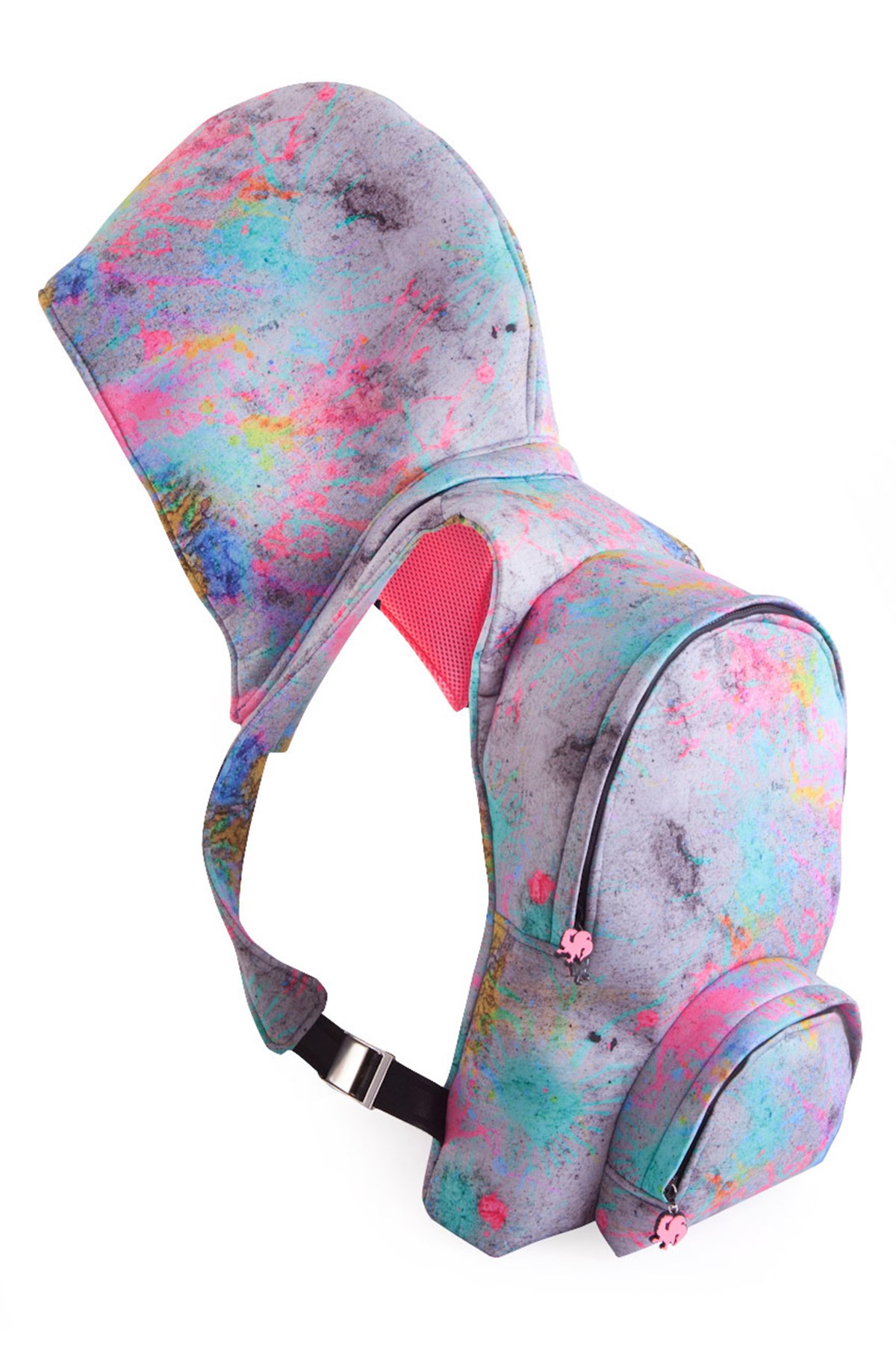 Morikukko Pollock Desenli Basic Sırt Çantası