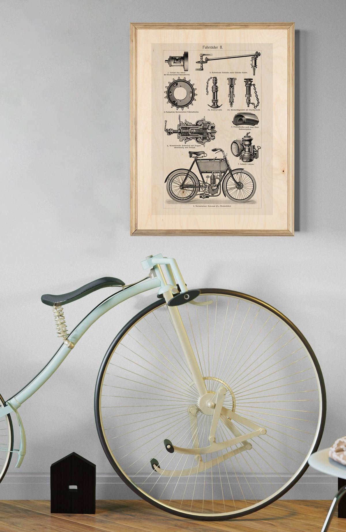 MOTORCYCLE Wooden Table