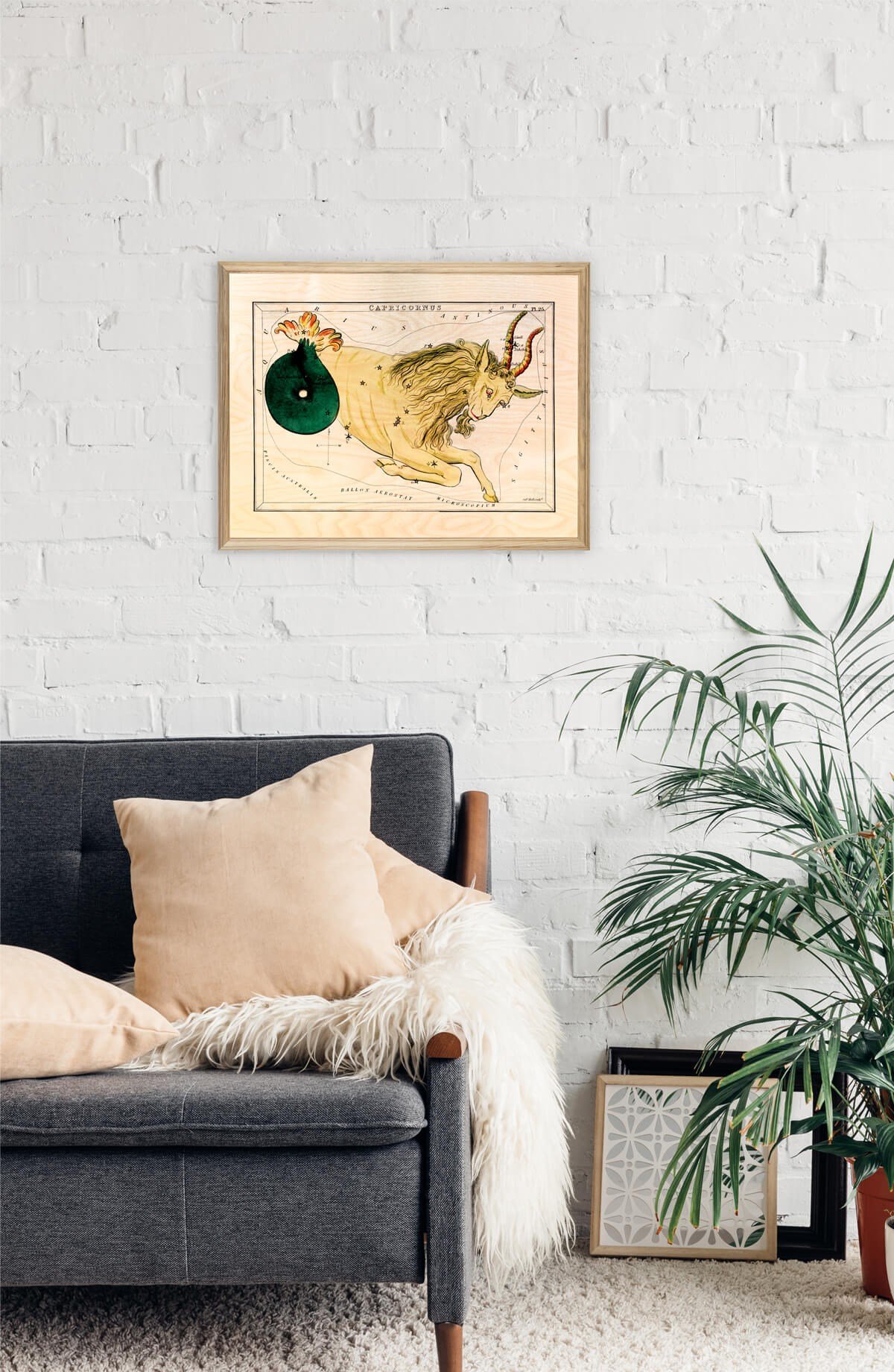 OĞLAK BURCU Ahşap Tablo