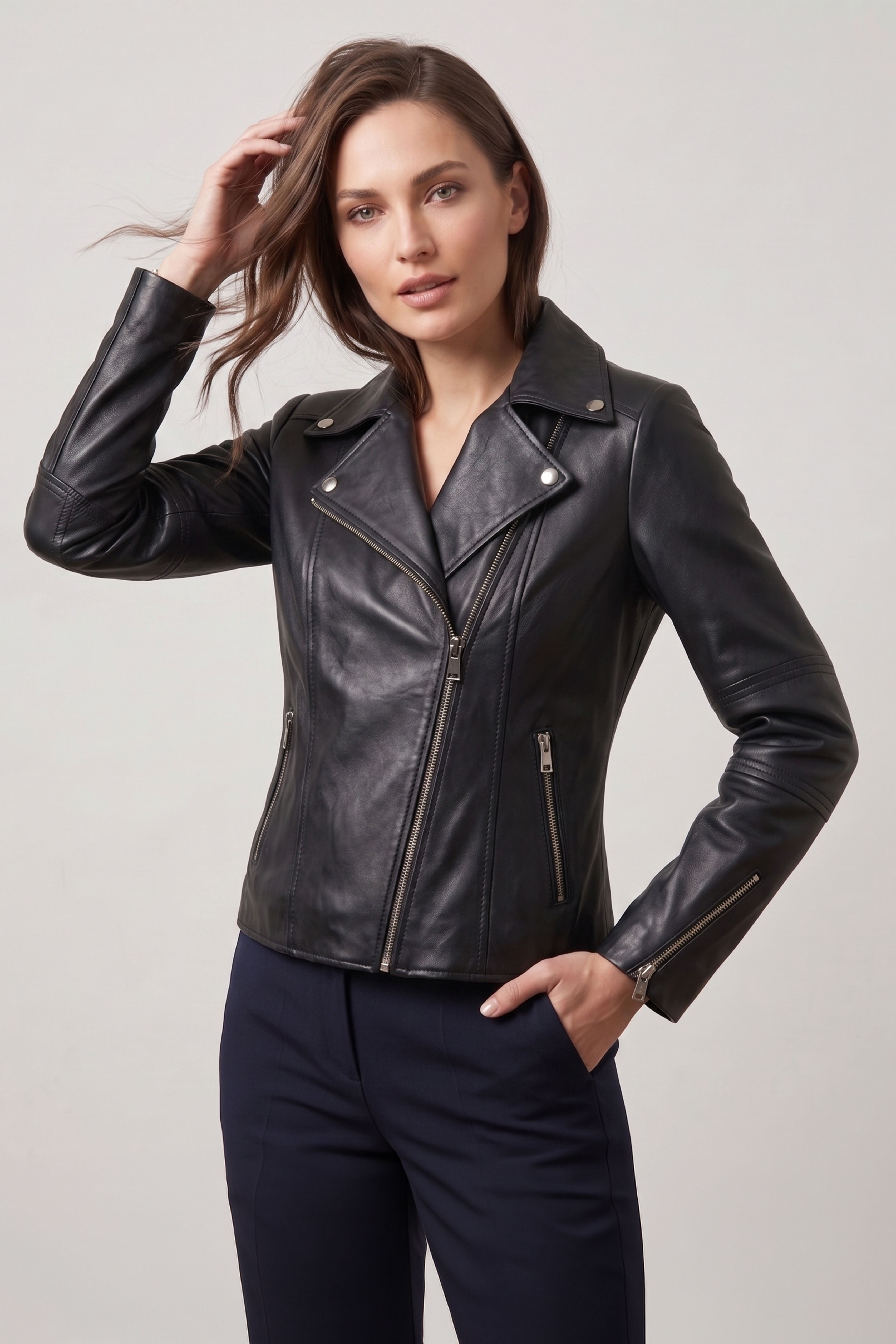 Black Edith Leather Jacket