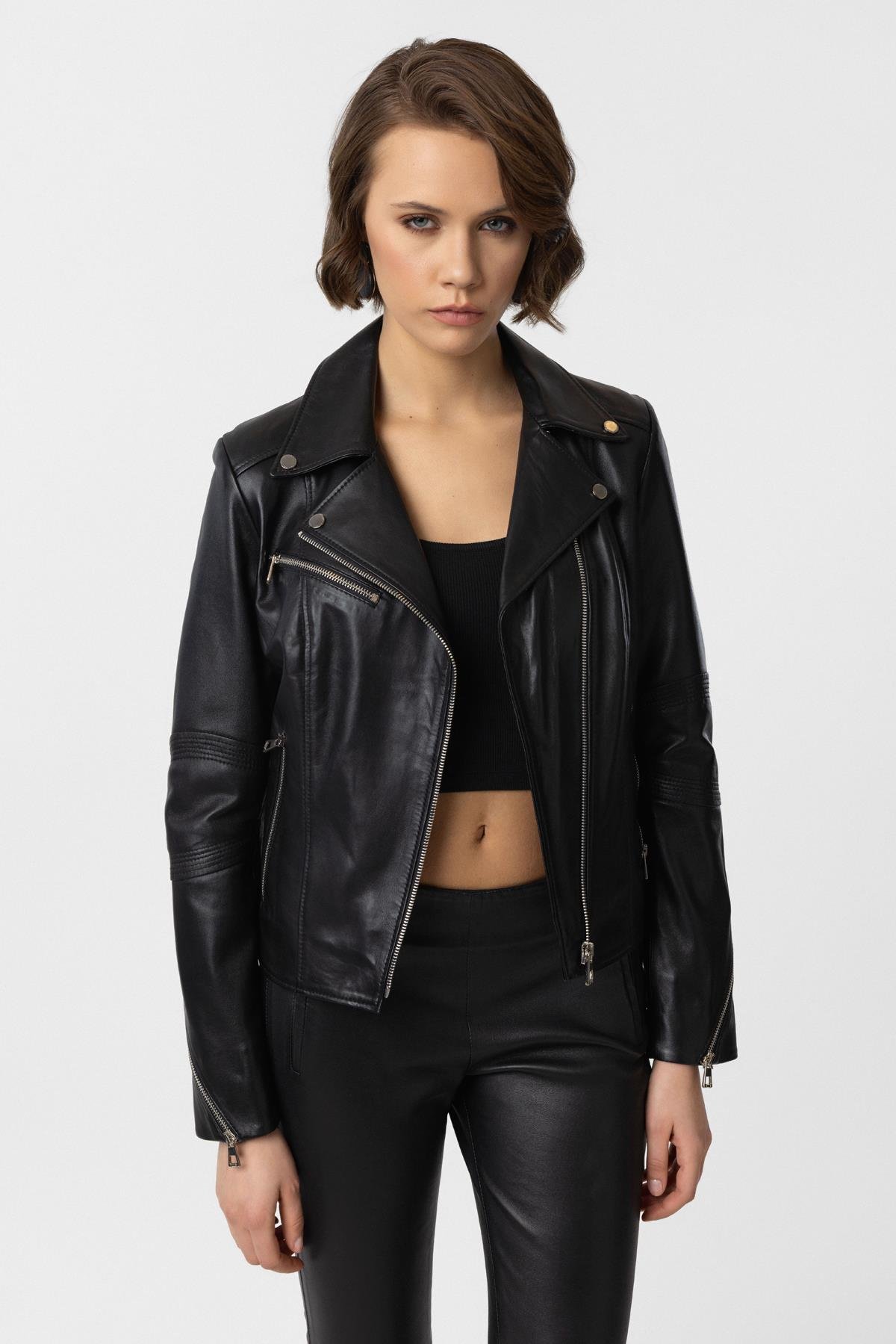 Black Edith Leather Jacket