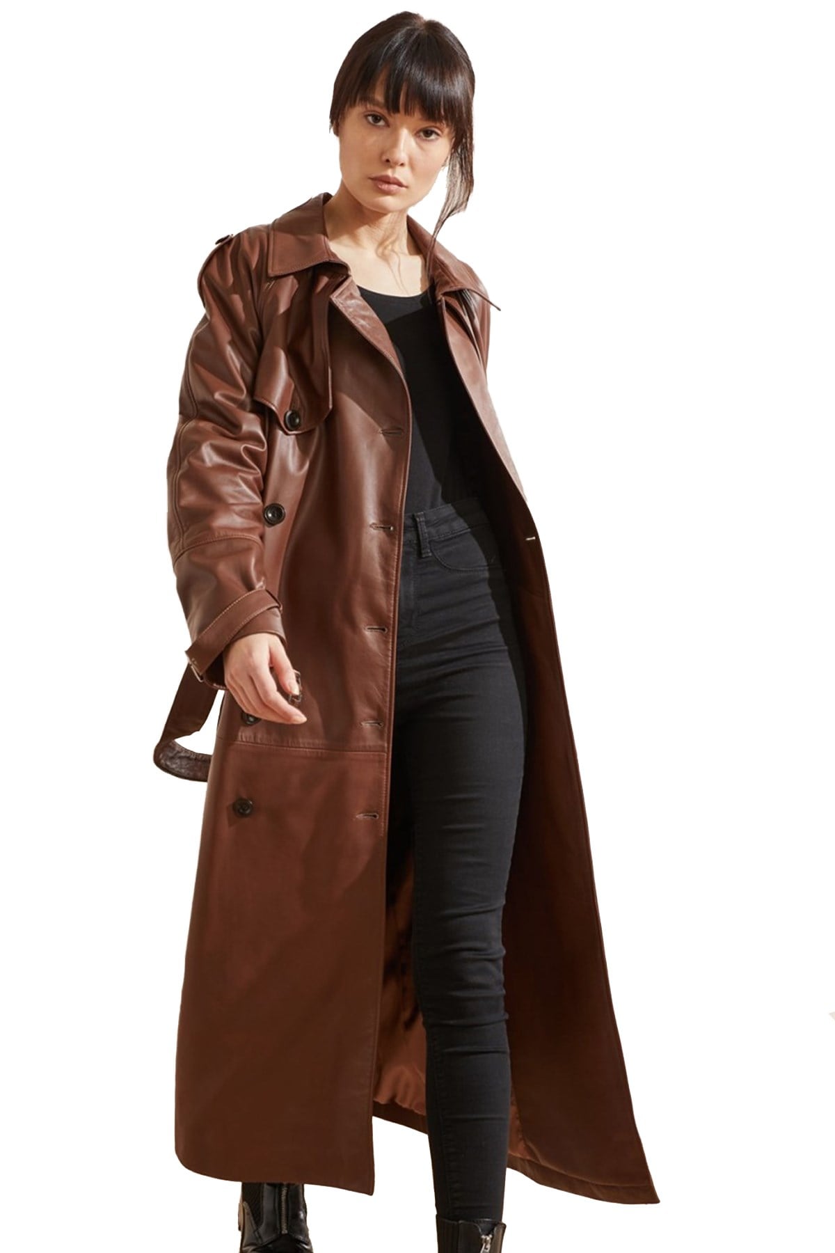 Taba Daphe Kadın Deri Kaban