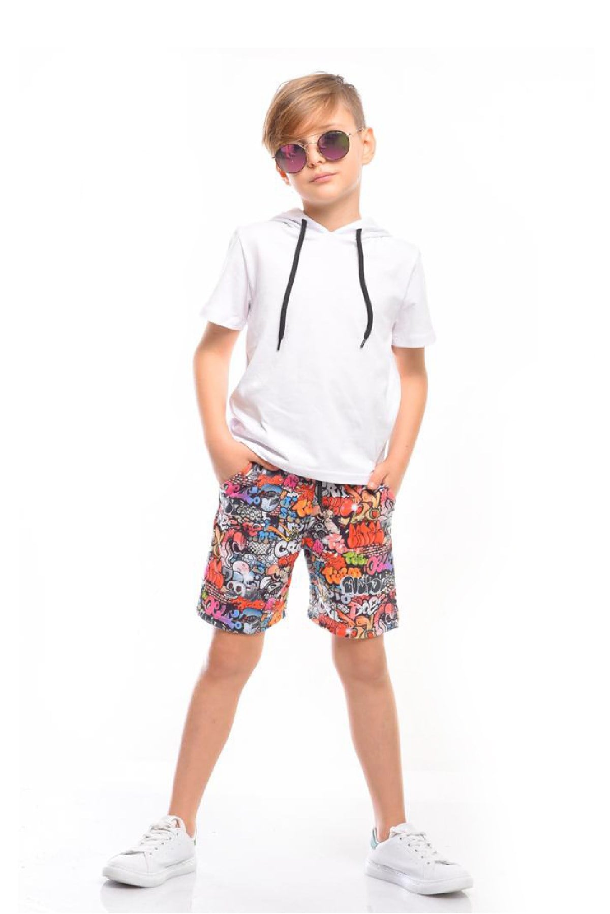 GRAFİTY DESENLİ 2'Lİ TAKIM