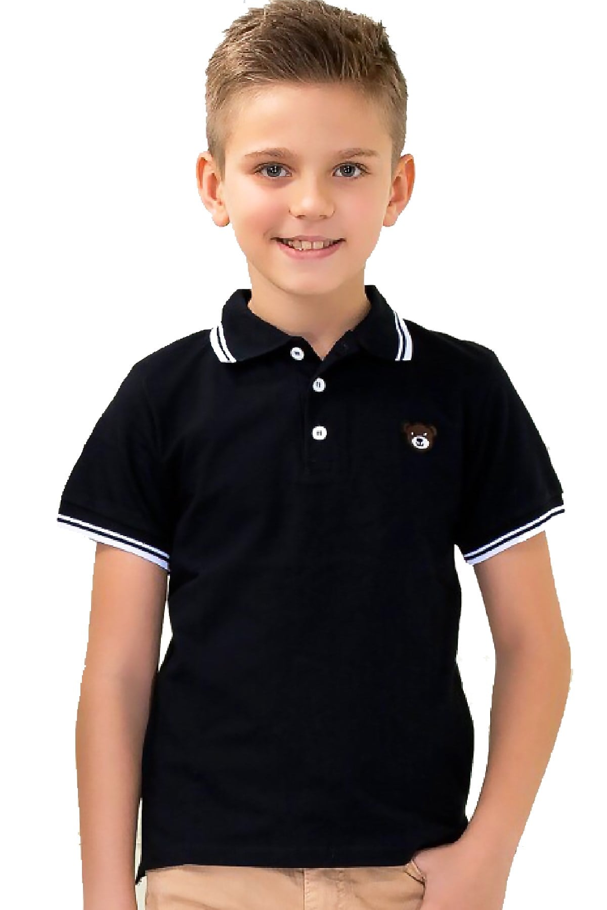 POLO YAKA LACİVERT TİŞÖRT