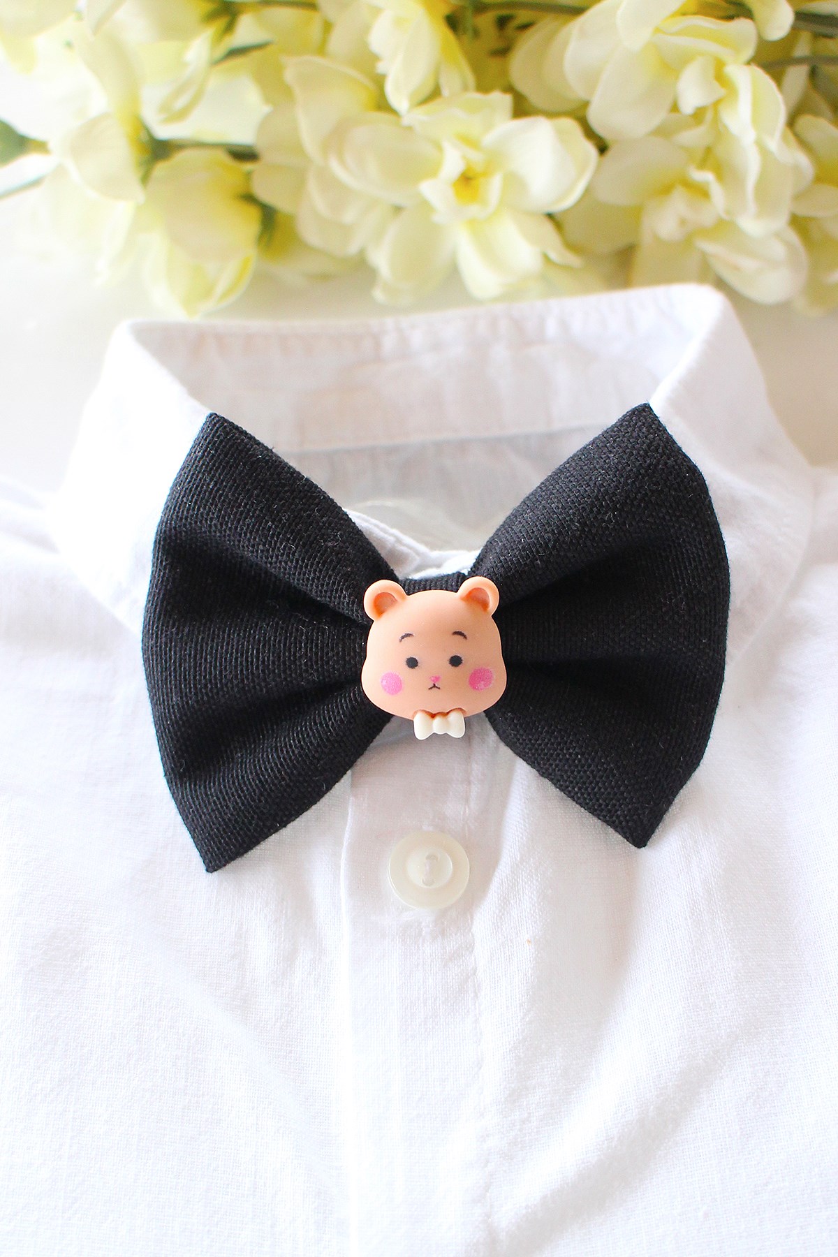 SİYAH RENKLİ SEVİMLİ AYICIK