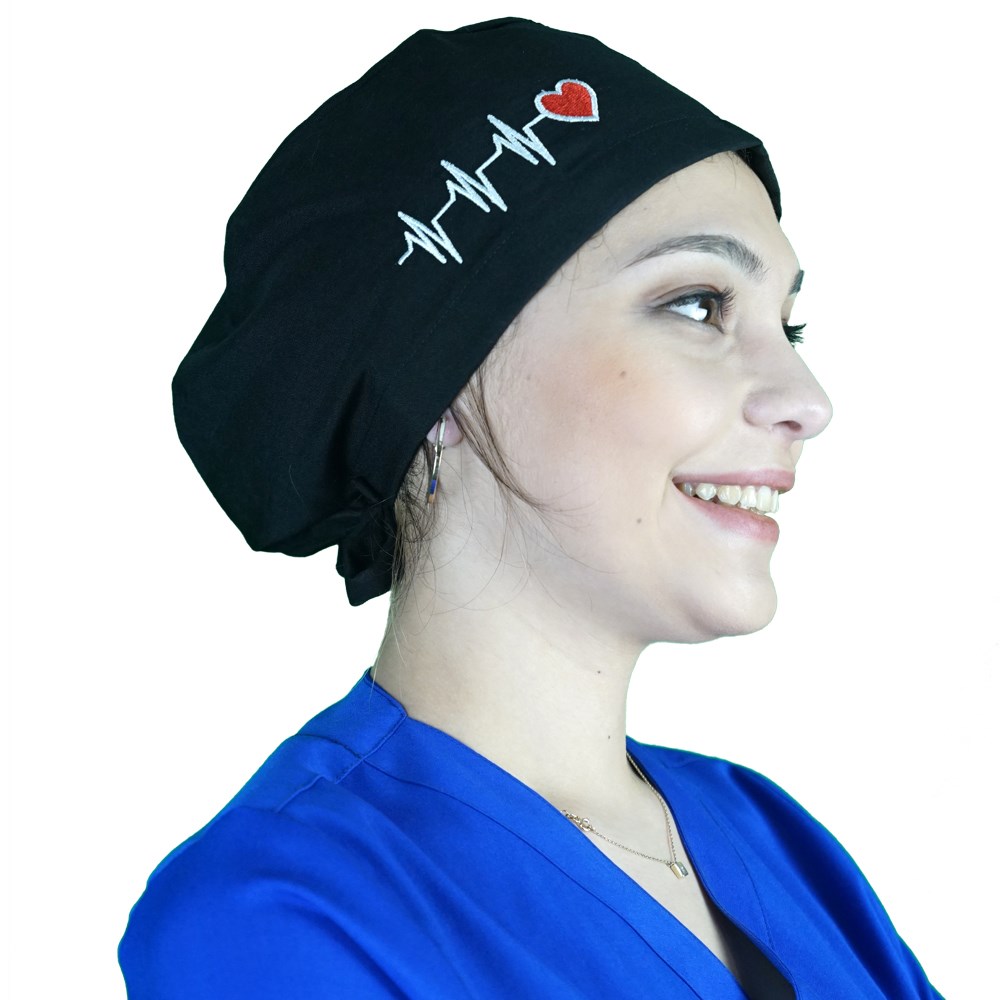 Kalp Ritimli Lacivert Bone