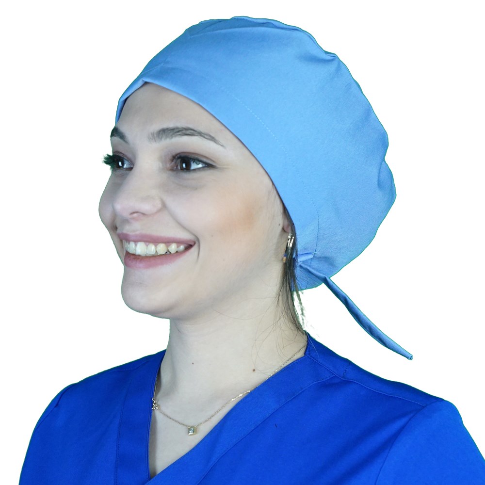  Mavi Renk Hemşire Doktor Bonesi