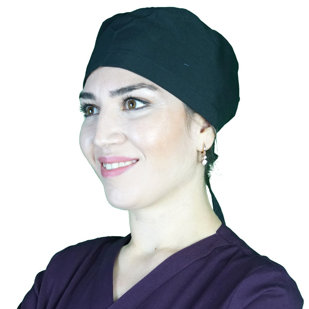  Siyah Hemşire Doktor Bonesi