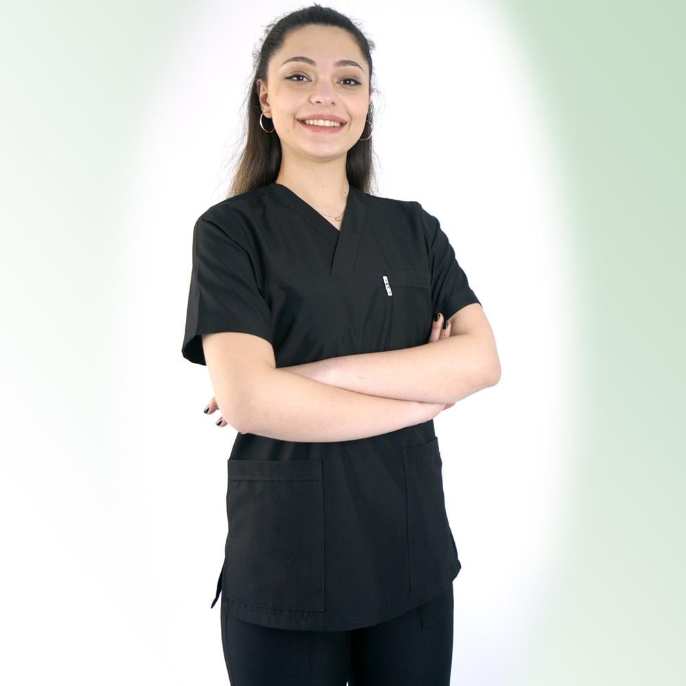ALPAKA Mevsimlik Kumaş V Yaka Bayan Hemşire Doktor Forma Takımlarıhemşire forma, scrubs, hemşire kıyafeti, hemşire önlük, hemşire üniforma, Alpaka formaNöbet Takımları