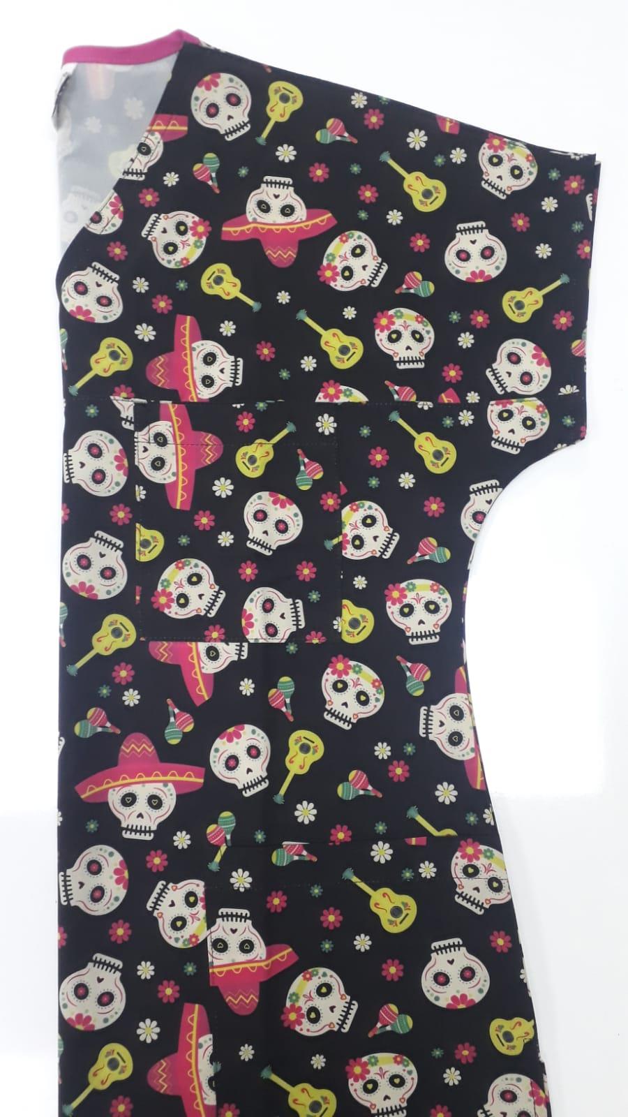 Likralı Koko desen Bayan yarasa model üstDesenli Forma Takımları