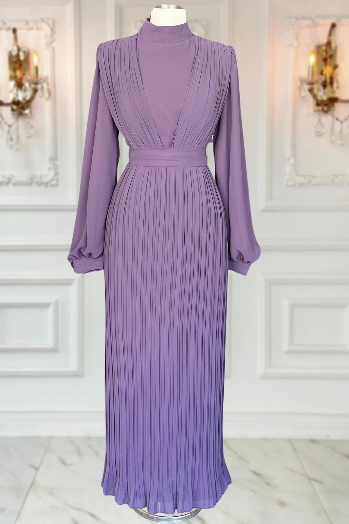 Robe De Soirée Lilas AMH1012