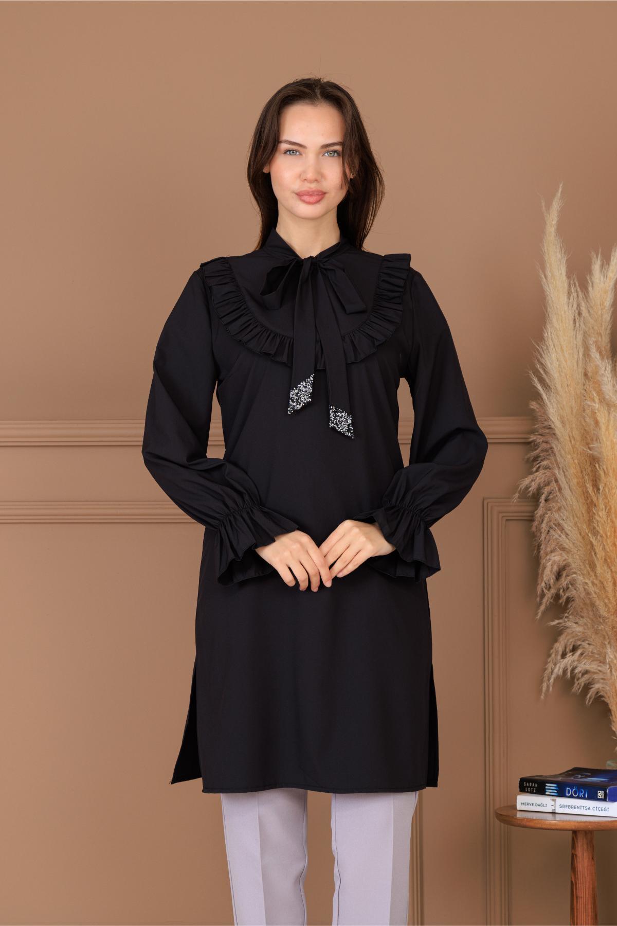 Asel Tunik Siyah ELB84