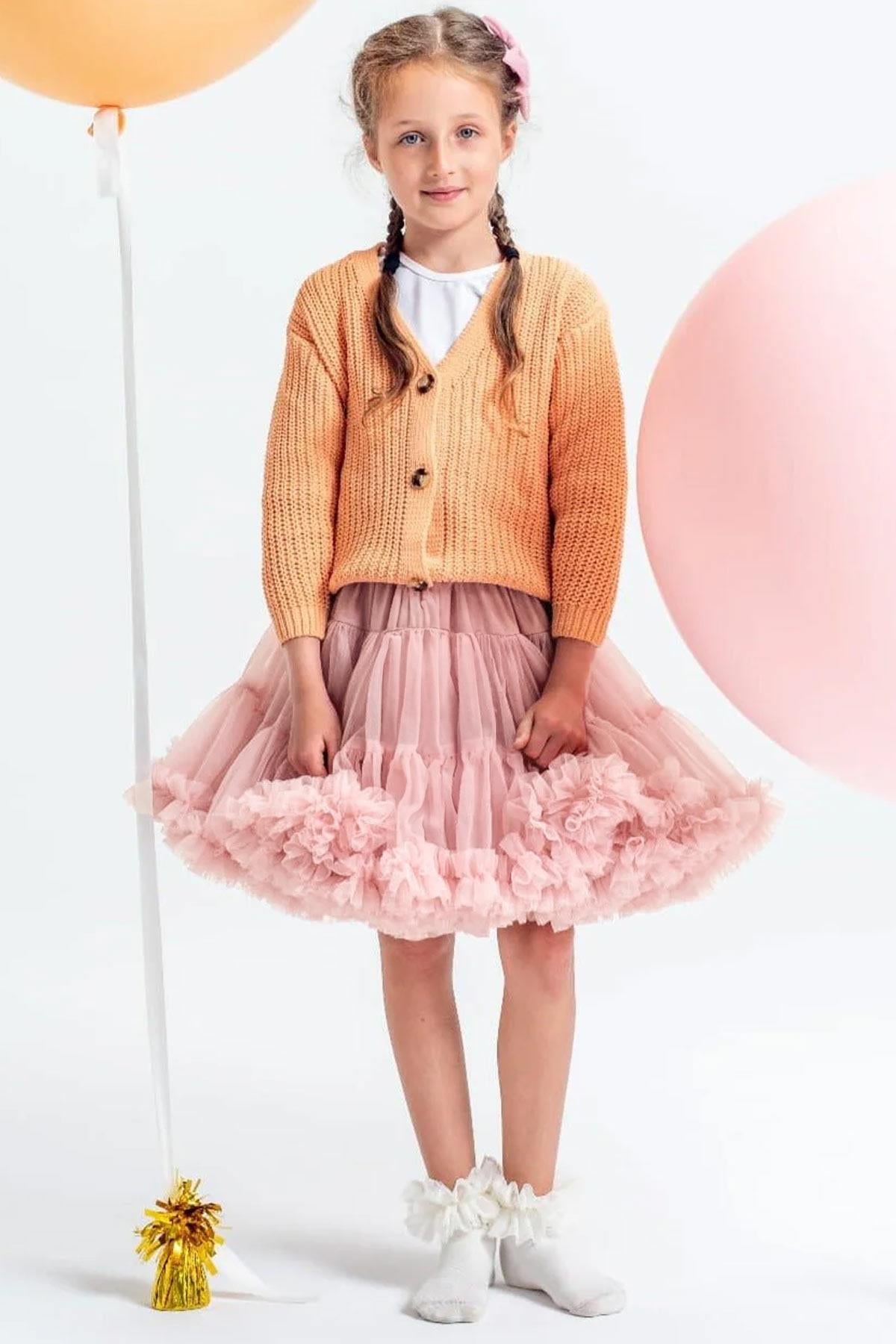 Tulle Skirt Powder MDVK114