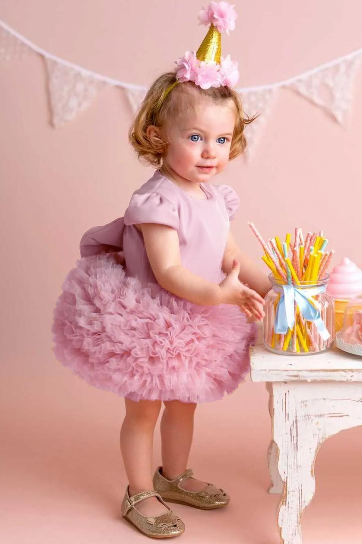 Balloon Dress Pink MDVK124