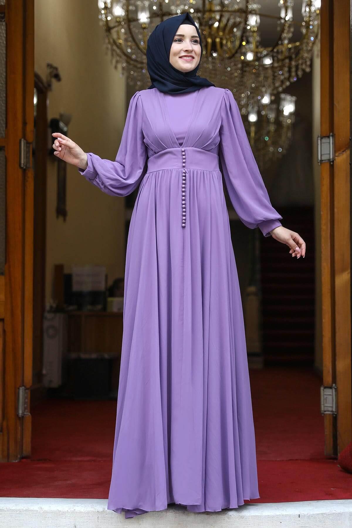 Efsane Abiye Lila AMH722AMH722-LİLAAmine Hüma