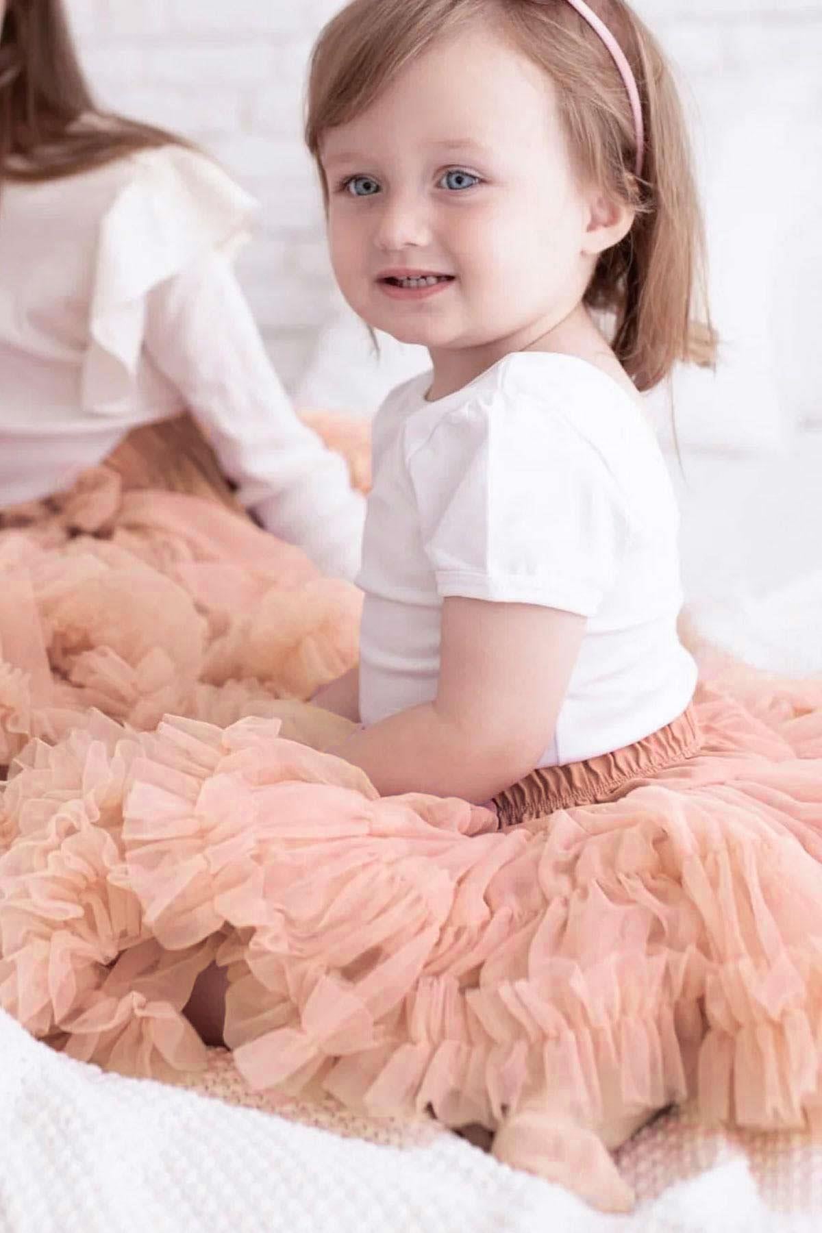 Tulle Skirt Salmon MDVK114