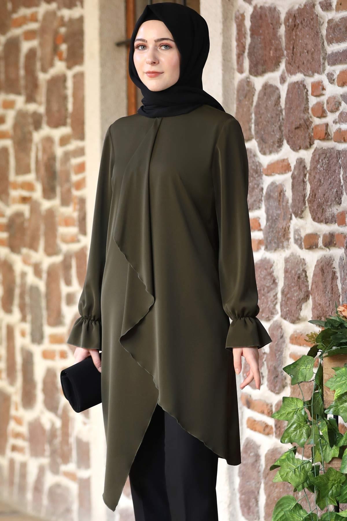 Nisa Tunik Haki ELB20ELB20-HAKİElben