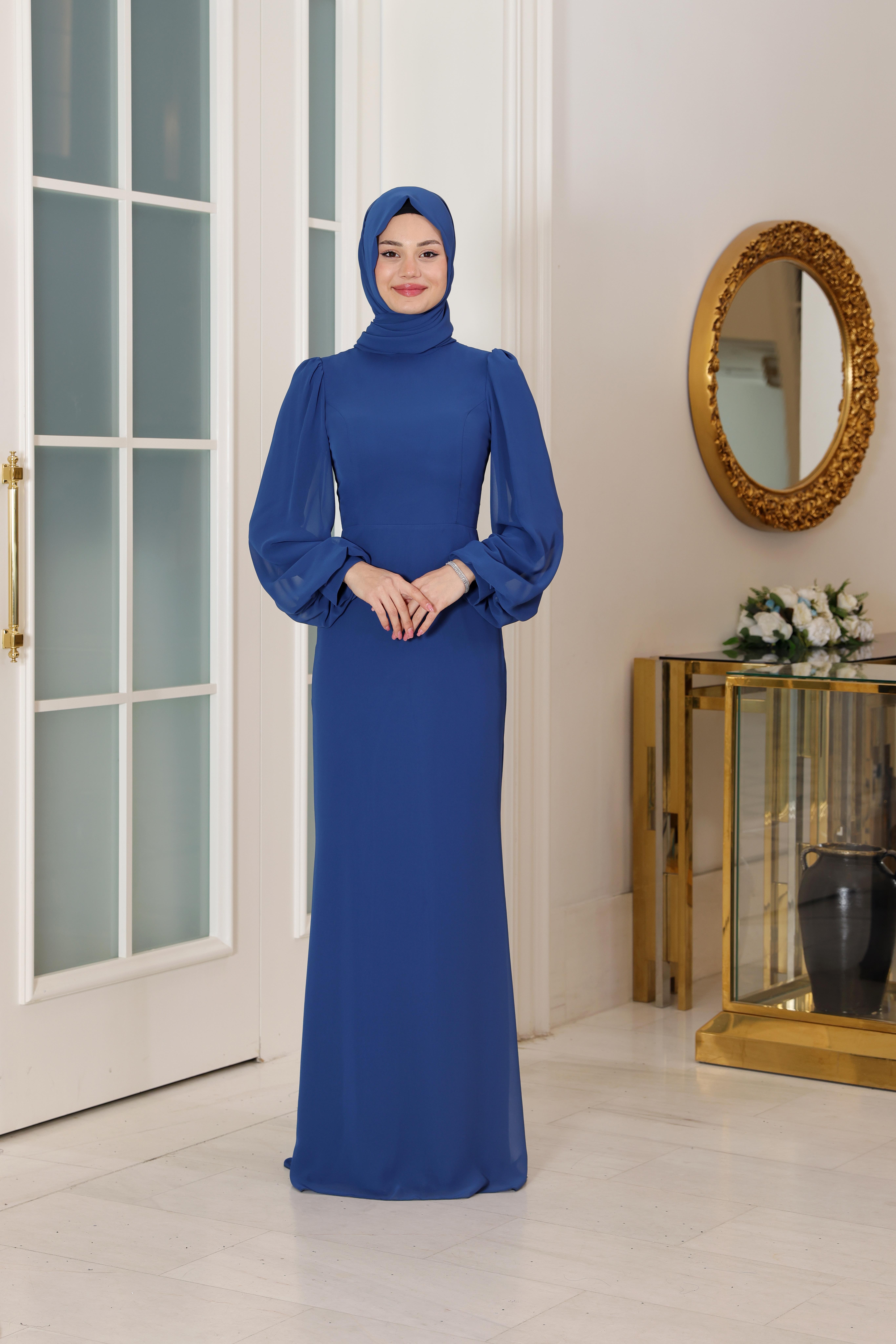 Firuze Abiye İndigo SN110