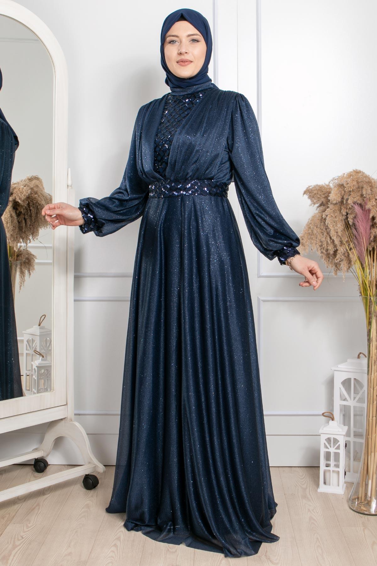 Eda Abiye Lacivert FHM872FHM872-LACİVERTFahima