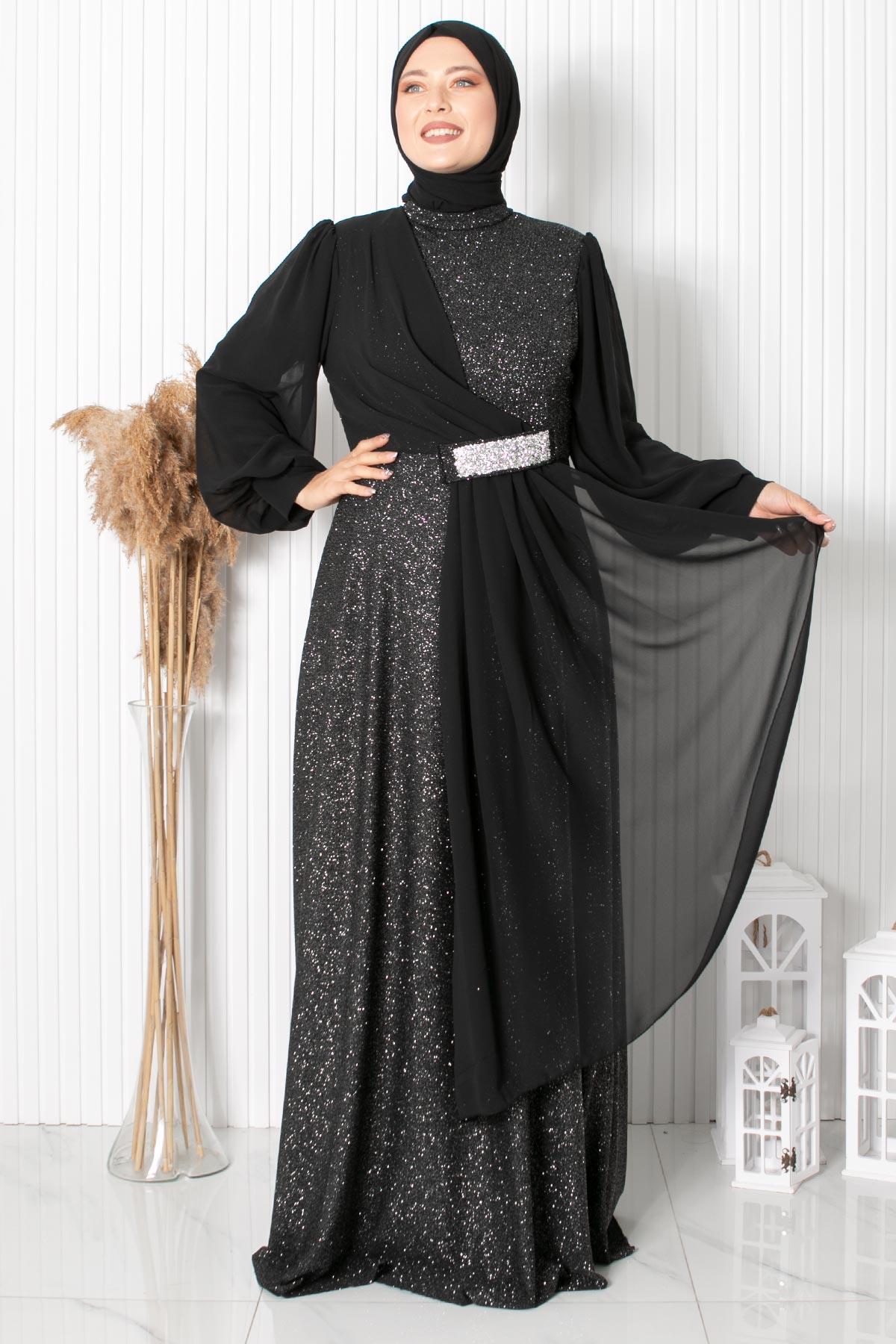 Şehrazat Abiye Siyah FHM884FHM884-SİYAHFahima