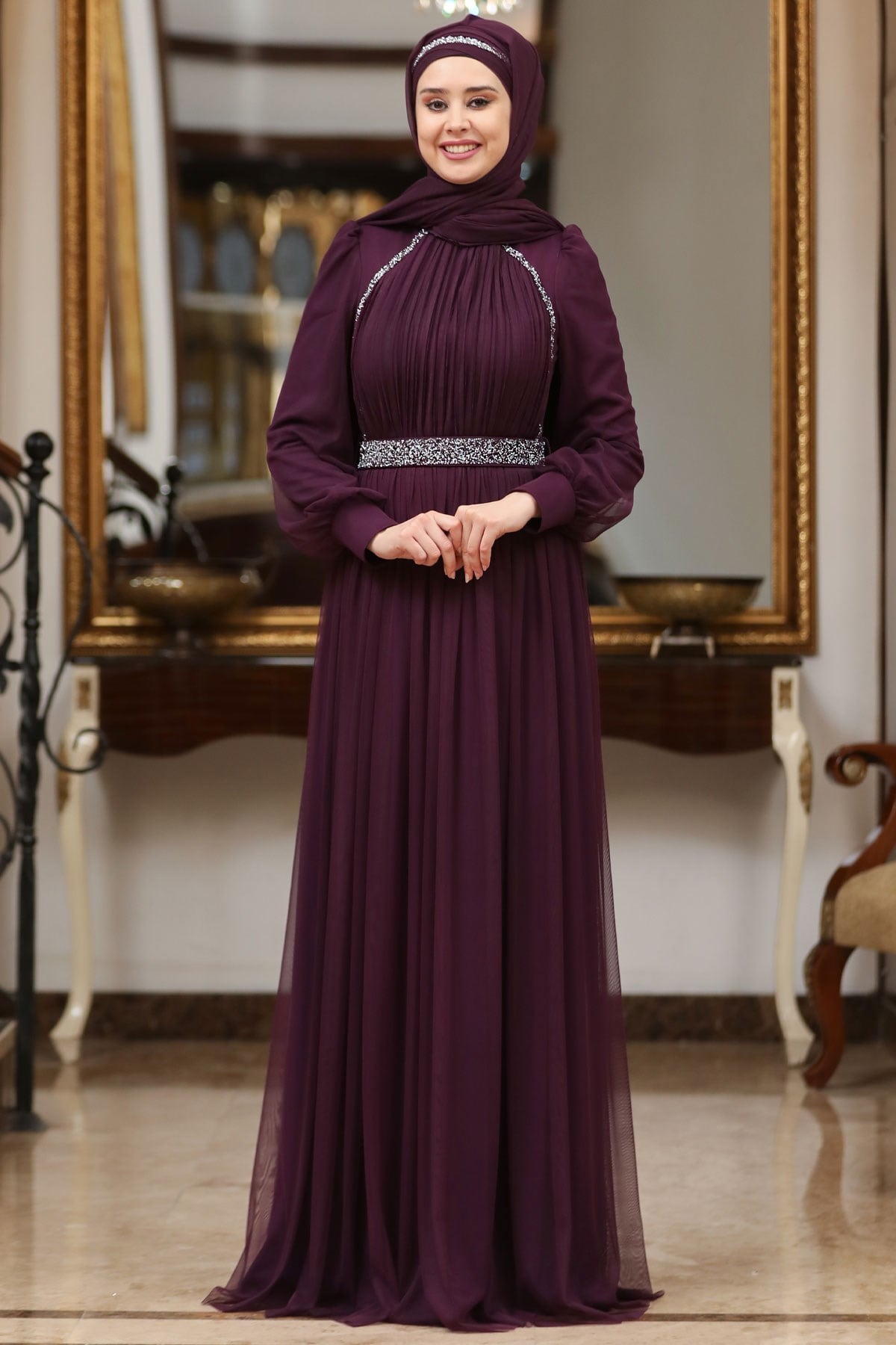 Efsane Abiye Mor SN40SN40-MORSefanisa