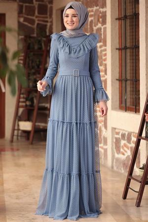 Damla Abiye İndigo ISR818