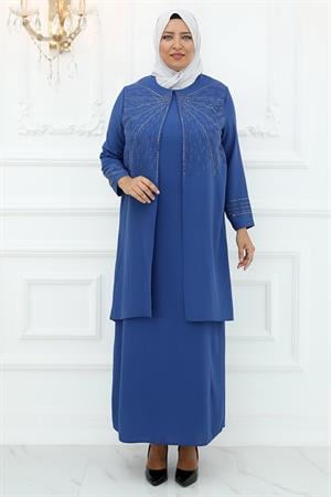 Şükran Abiye Elbise İndigoISR920