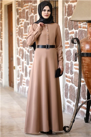 Masal Elbise Camel ANR11ANR11-CAMELAhunur Moda