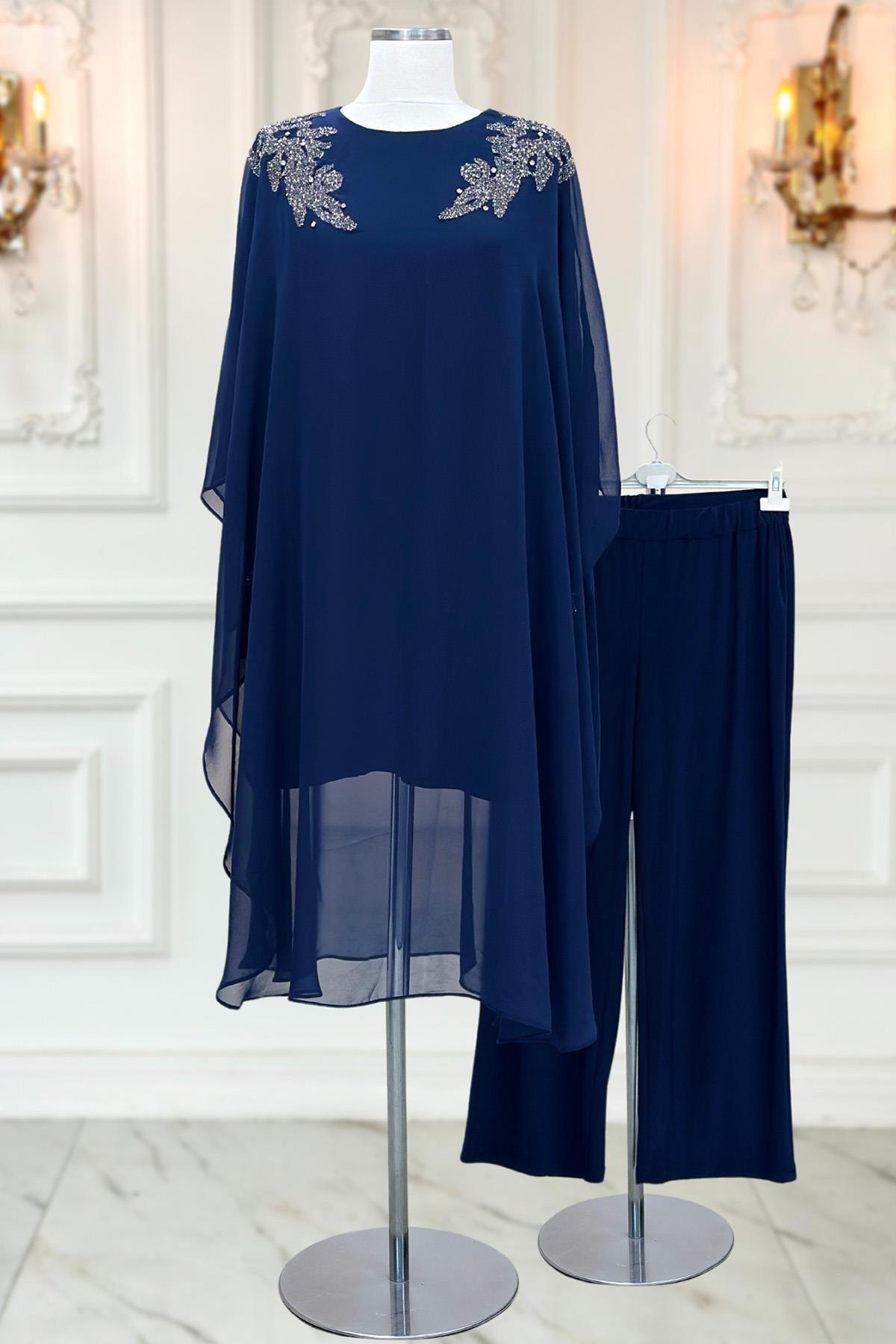 Mesture Abiye Takım Lacivert AMH1044