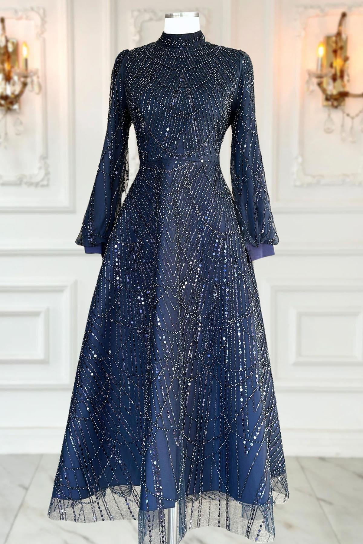 Karina Abiye Lacivert AMH1074