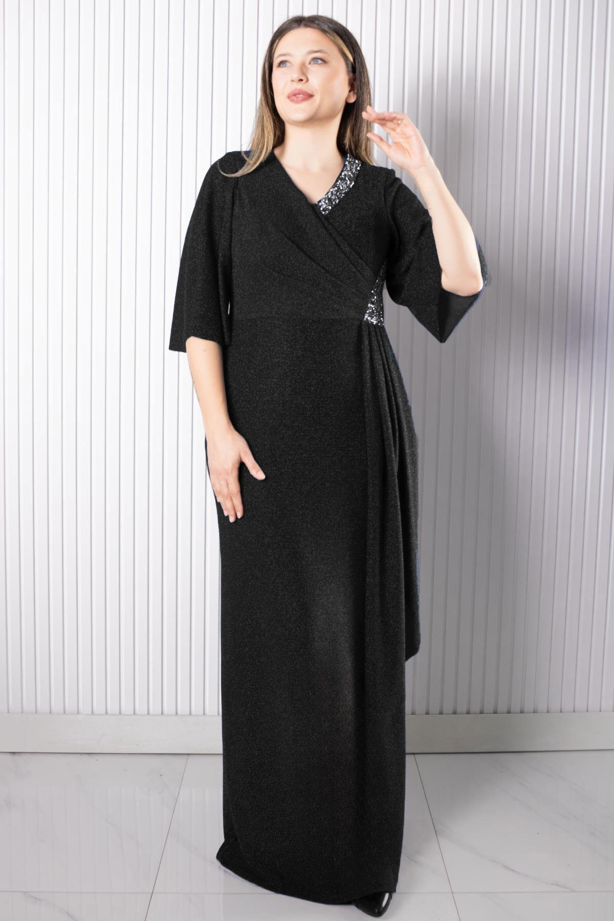 Taş Baskı Detaylı Abiye