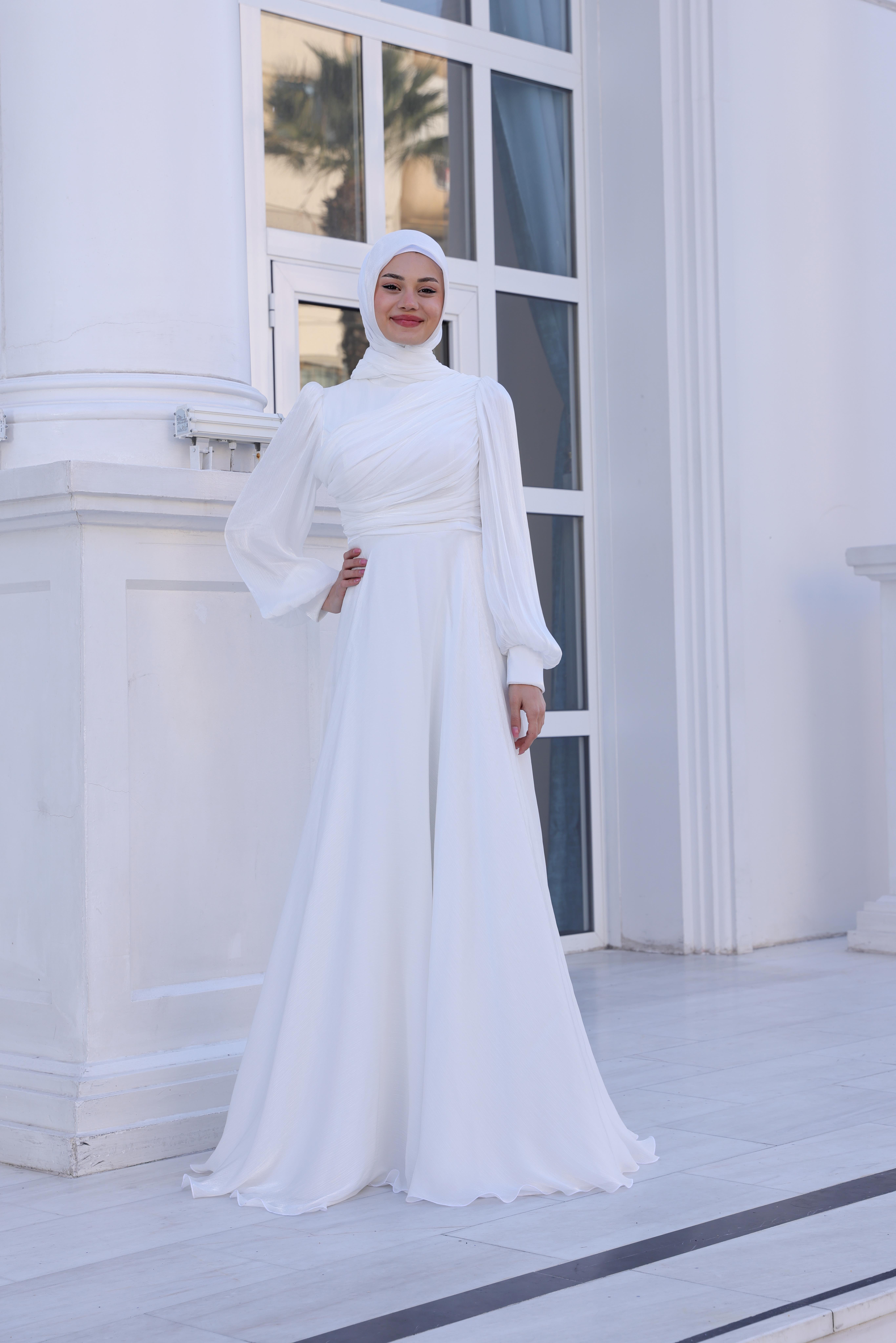 Bahar Abiye Ekru SN108