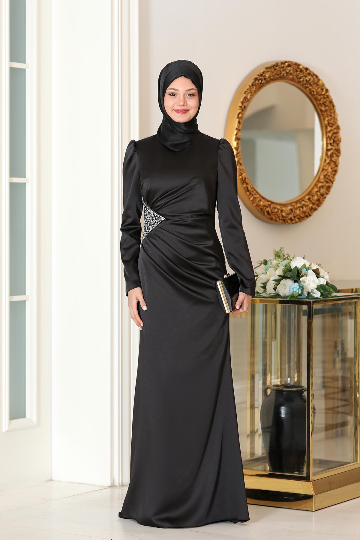 Efsun Abiye Siyah SN98