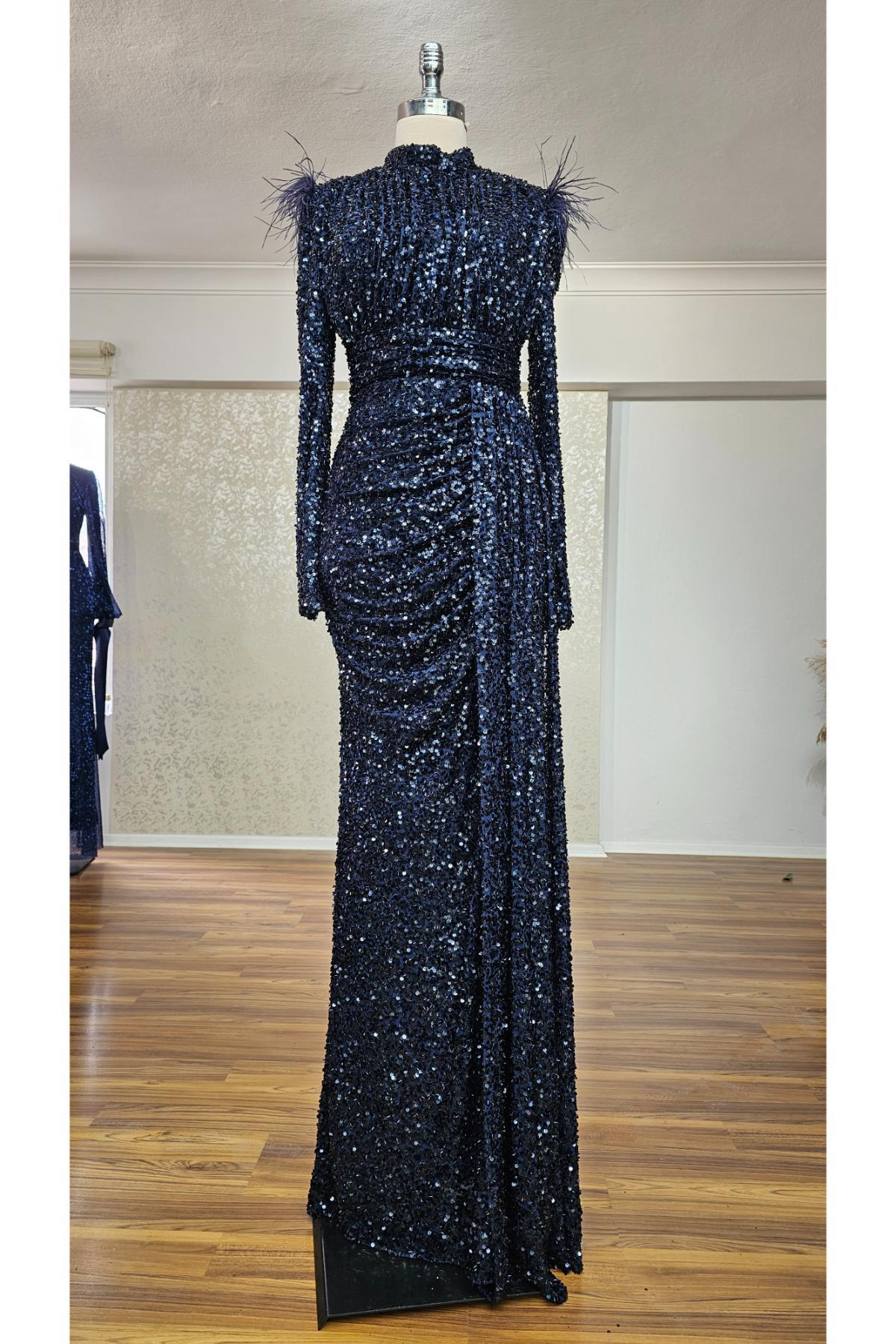 Şura Abiye Lacivert SN102