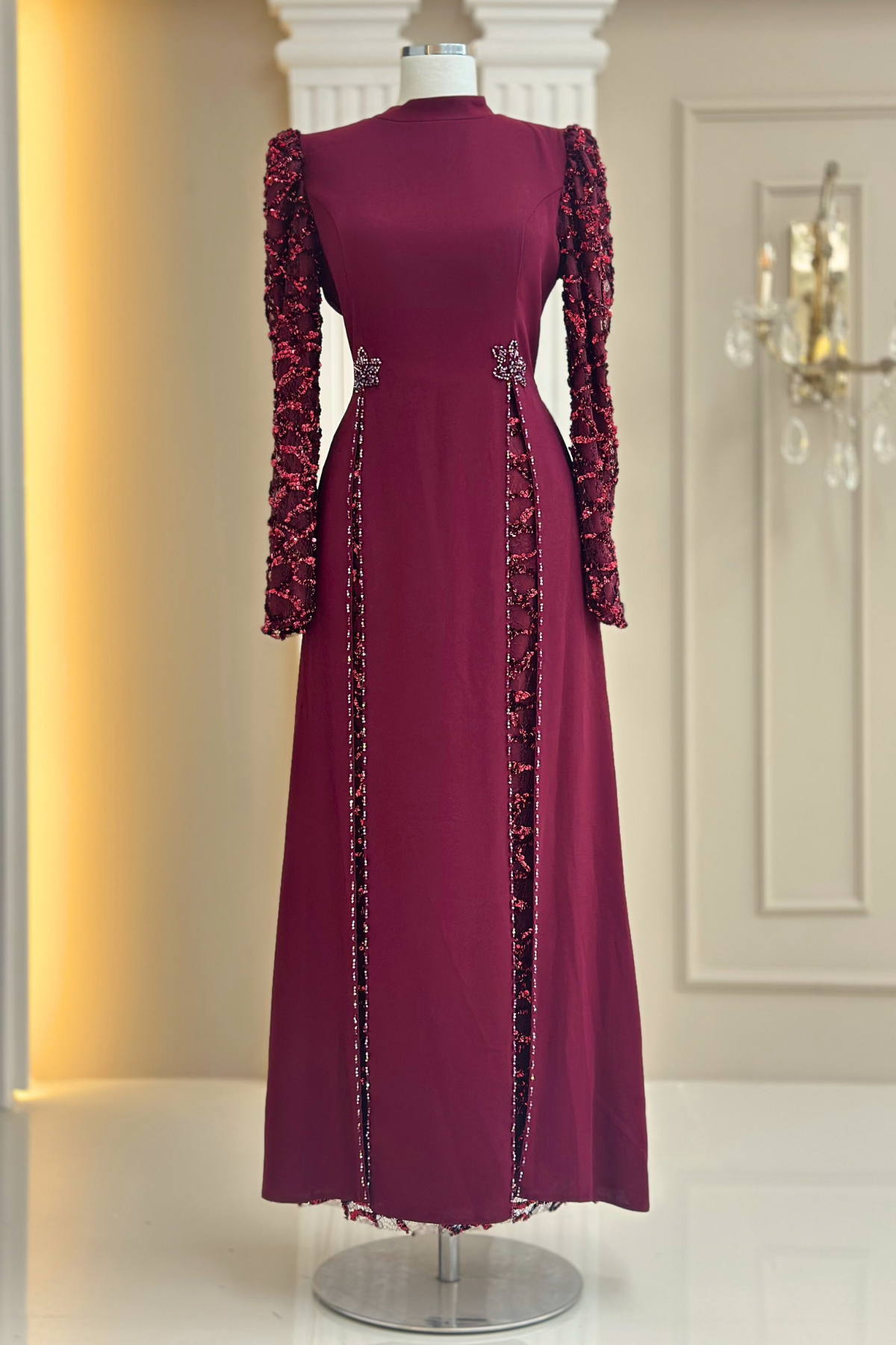 Tusem Abiye Bordo AMH1116