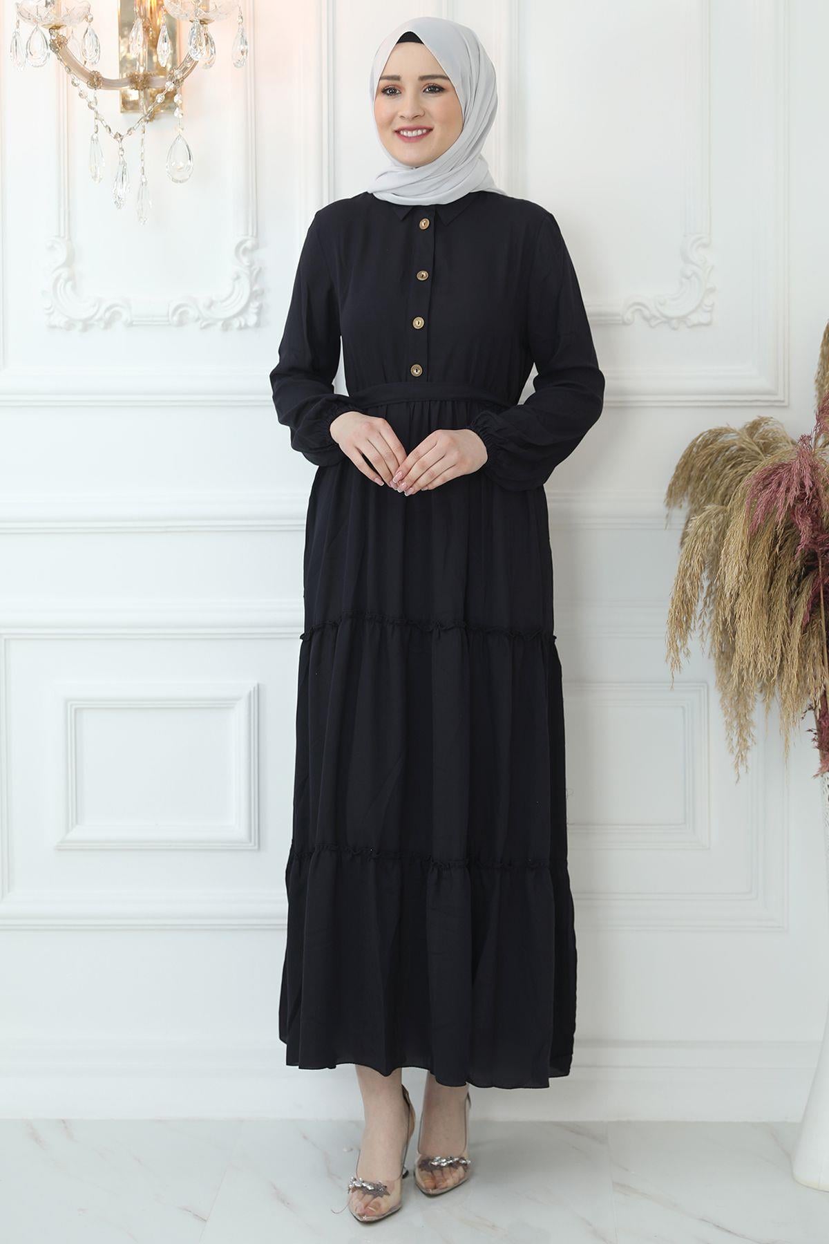 AHENK ABİYEAMH824-SİYAHAmine Hüma