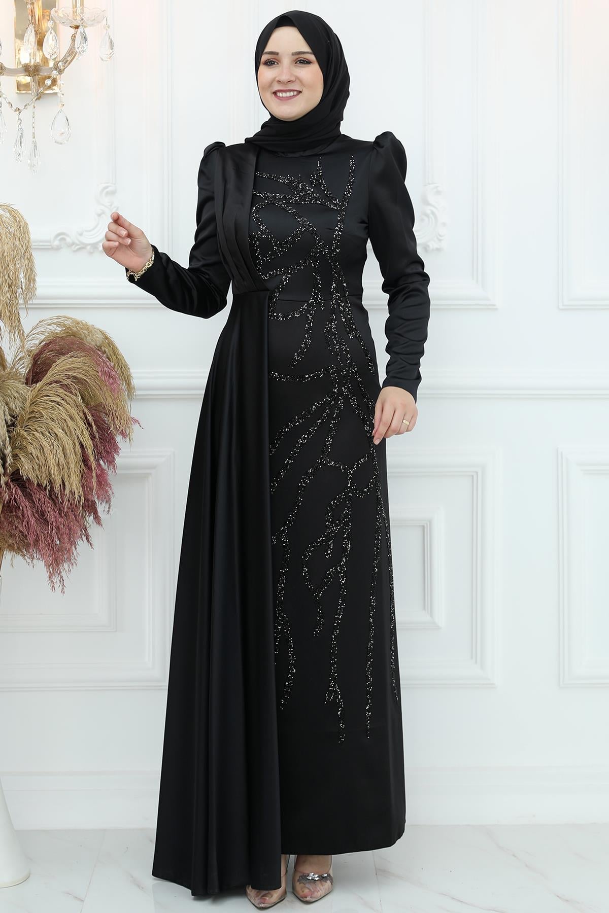 BURÇİN ABİYEAMH924-SİYAHAmine Hüma