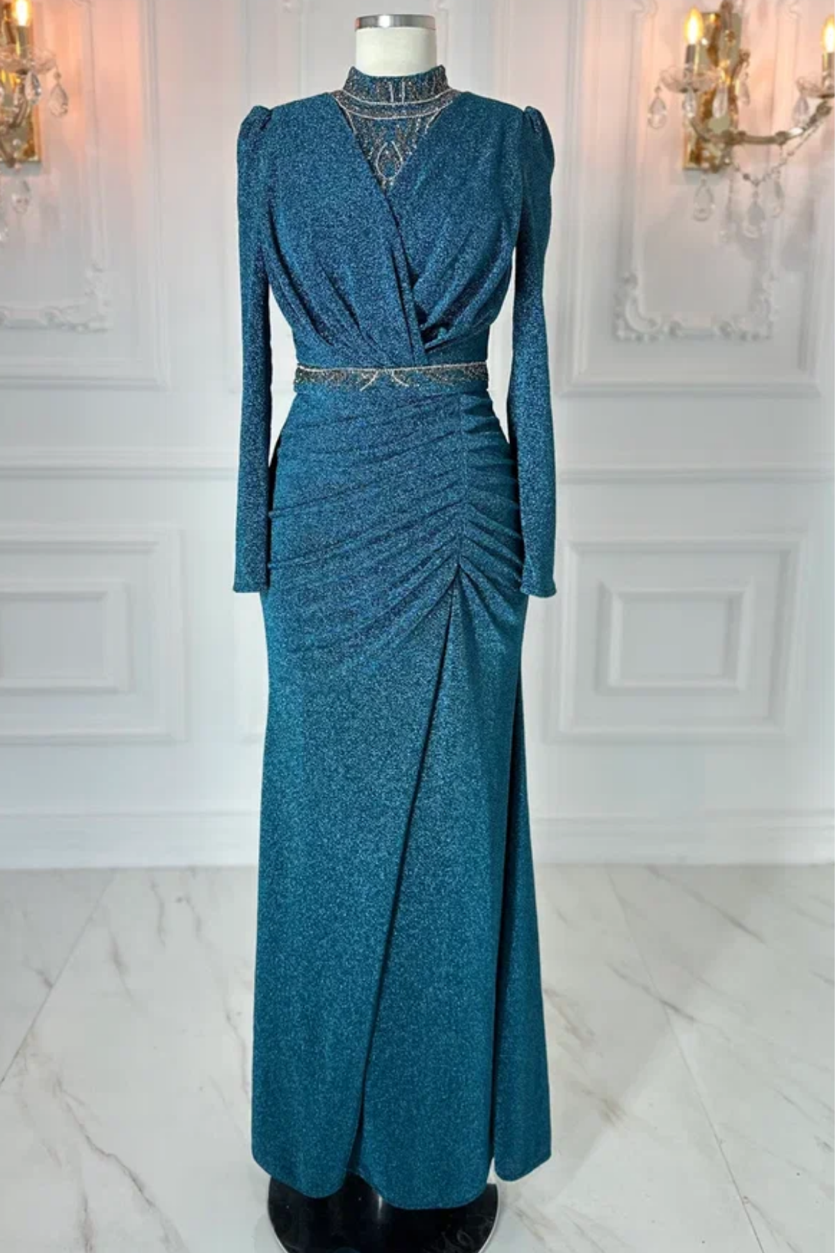 Zühre Abiye Petrol AMH952AMH952-PETROLAmine Hüma