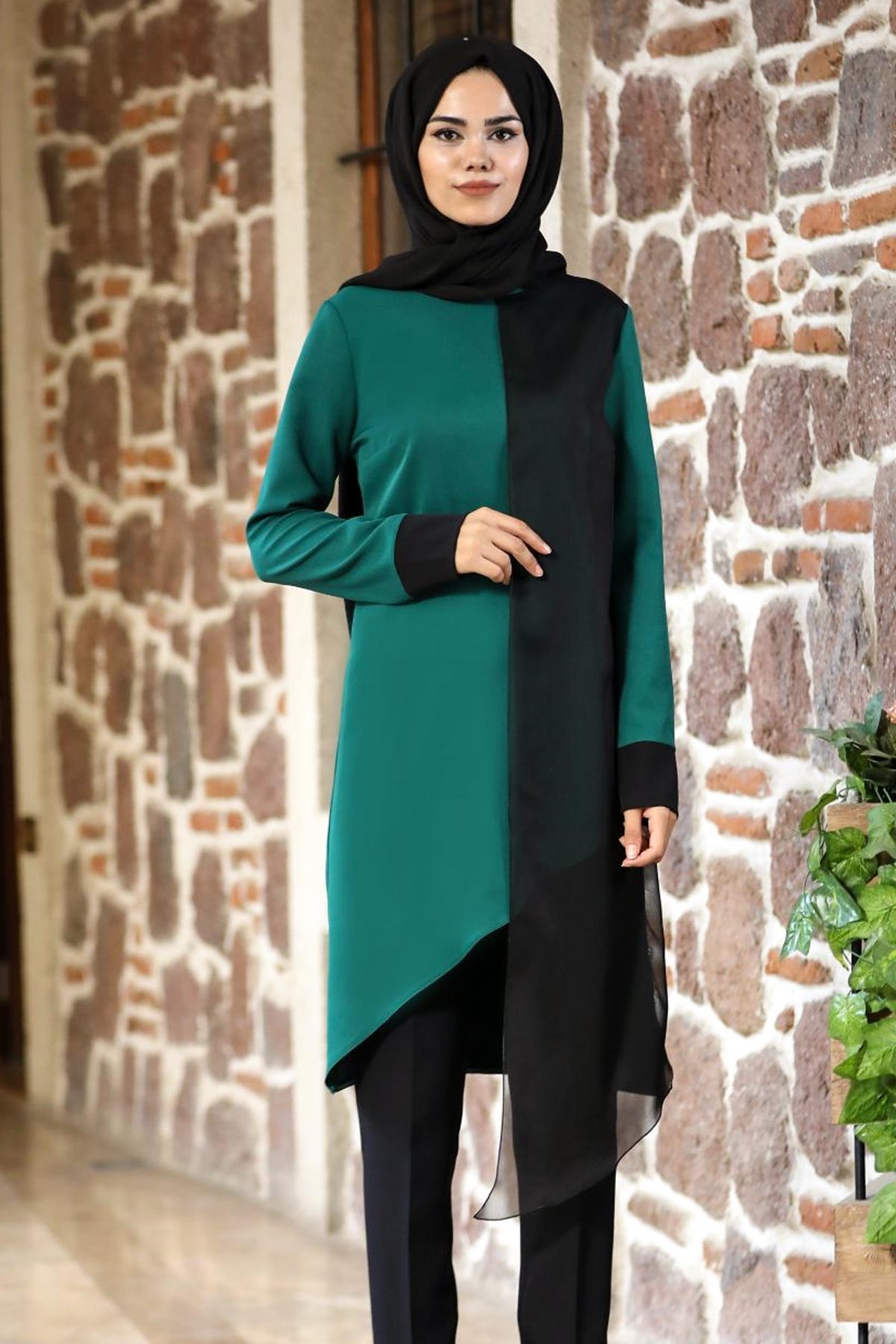 Nisa İkili Takım Zümrüt ANR12ANR12-ZÜMRÜTAhunur Moda