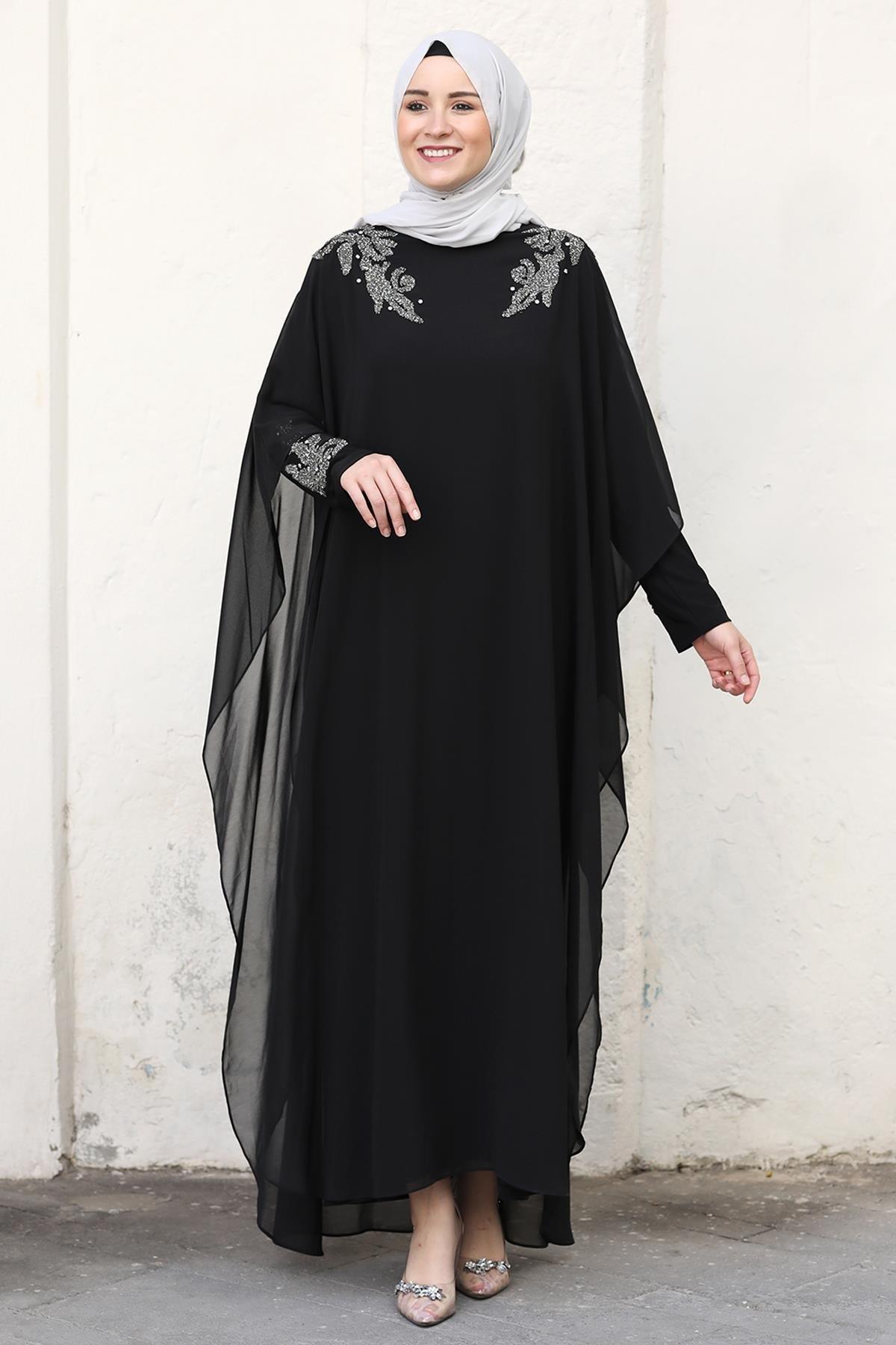 Beste Abiye Siyah AMH974