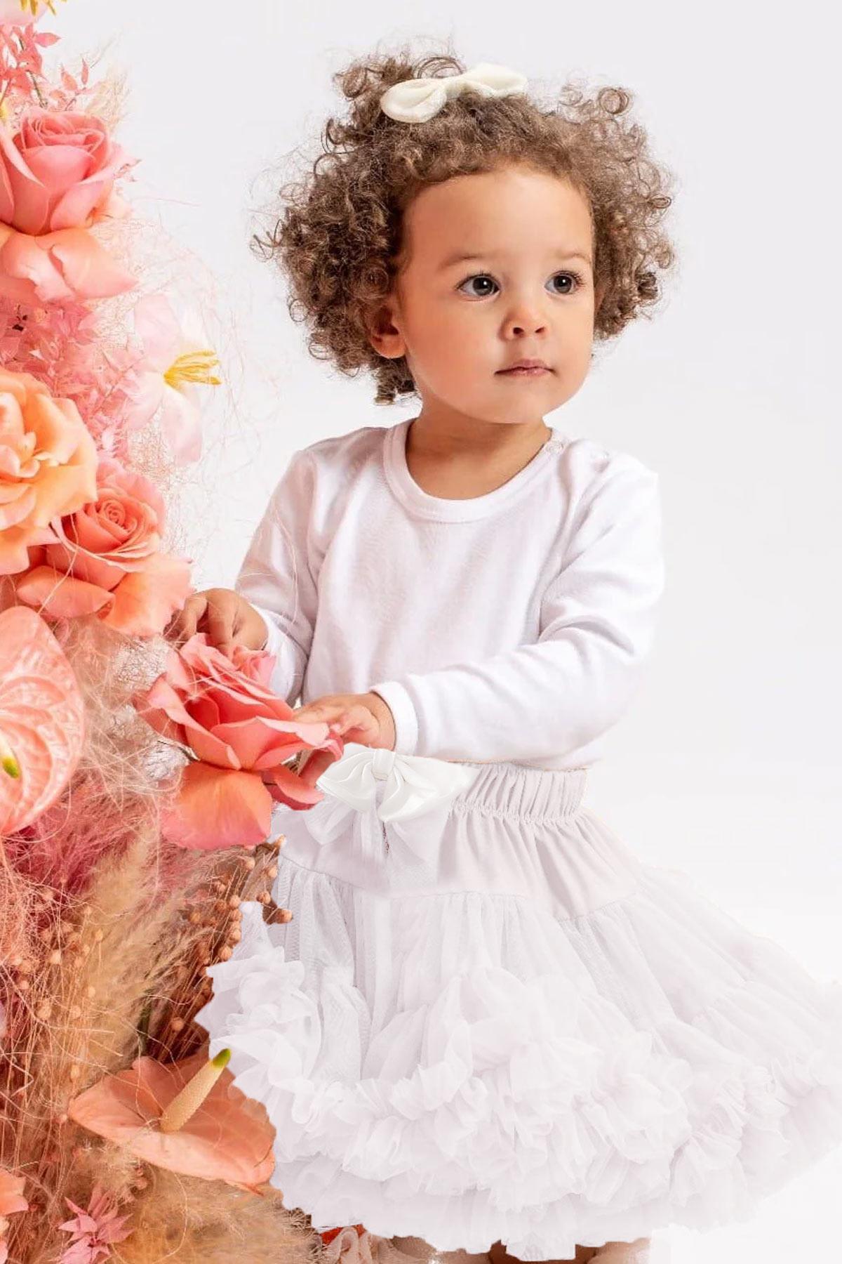 Tüllrock Weiß MDVK114