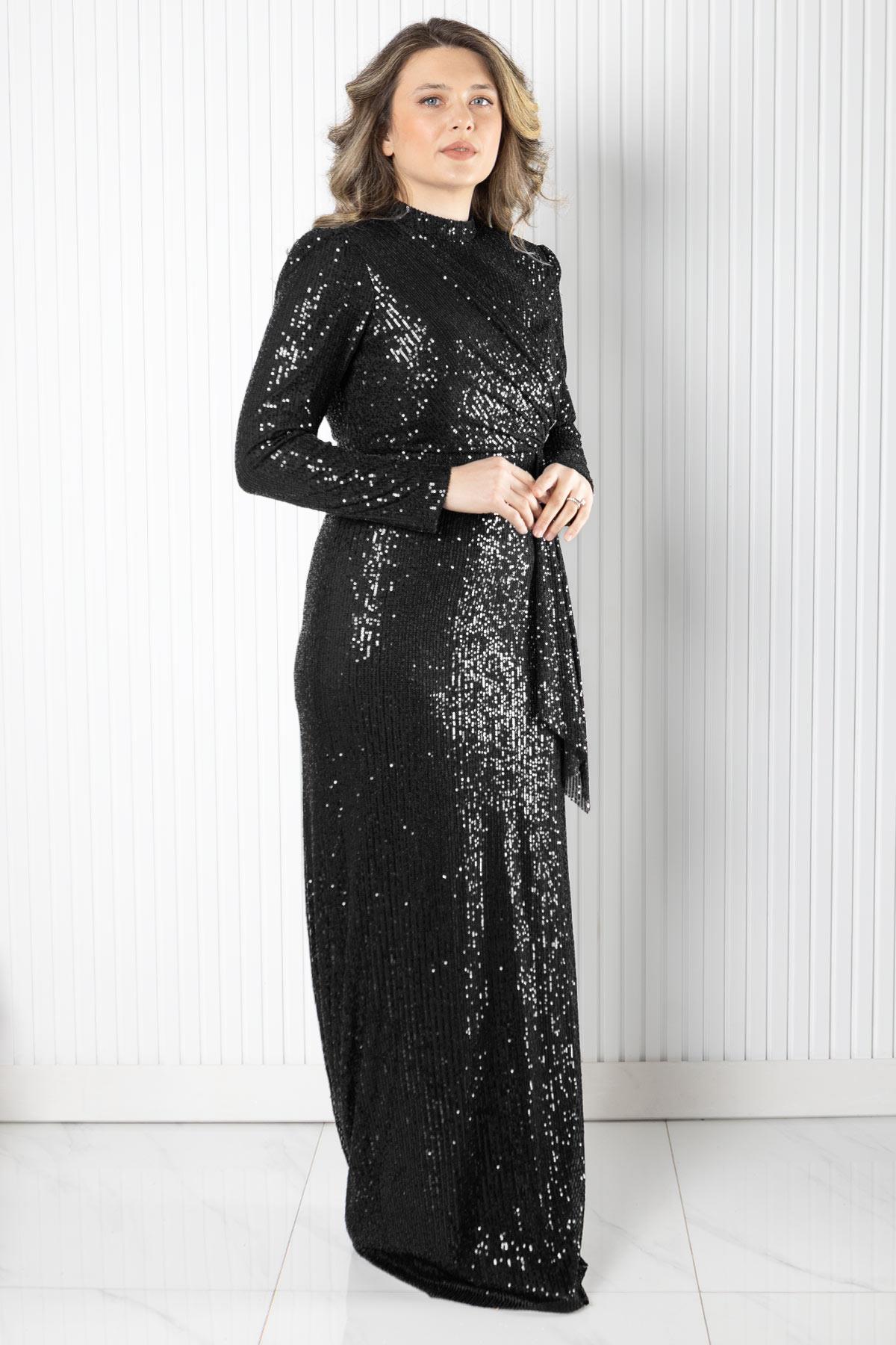 PAYETLİ TAŞ İŞLEMELİ ABİYE