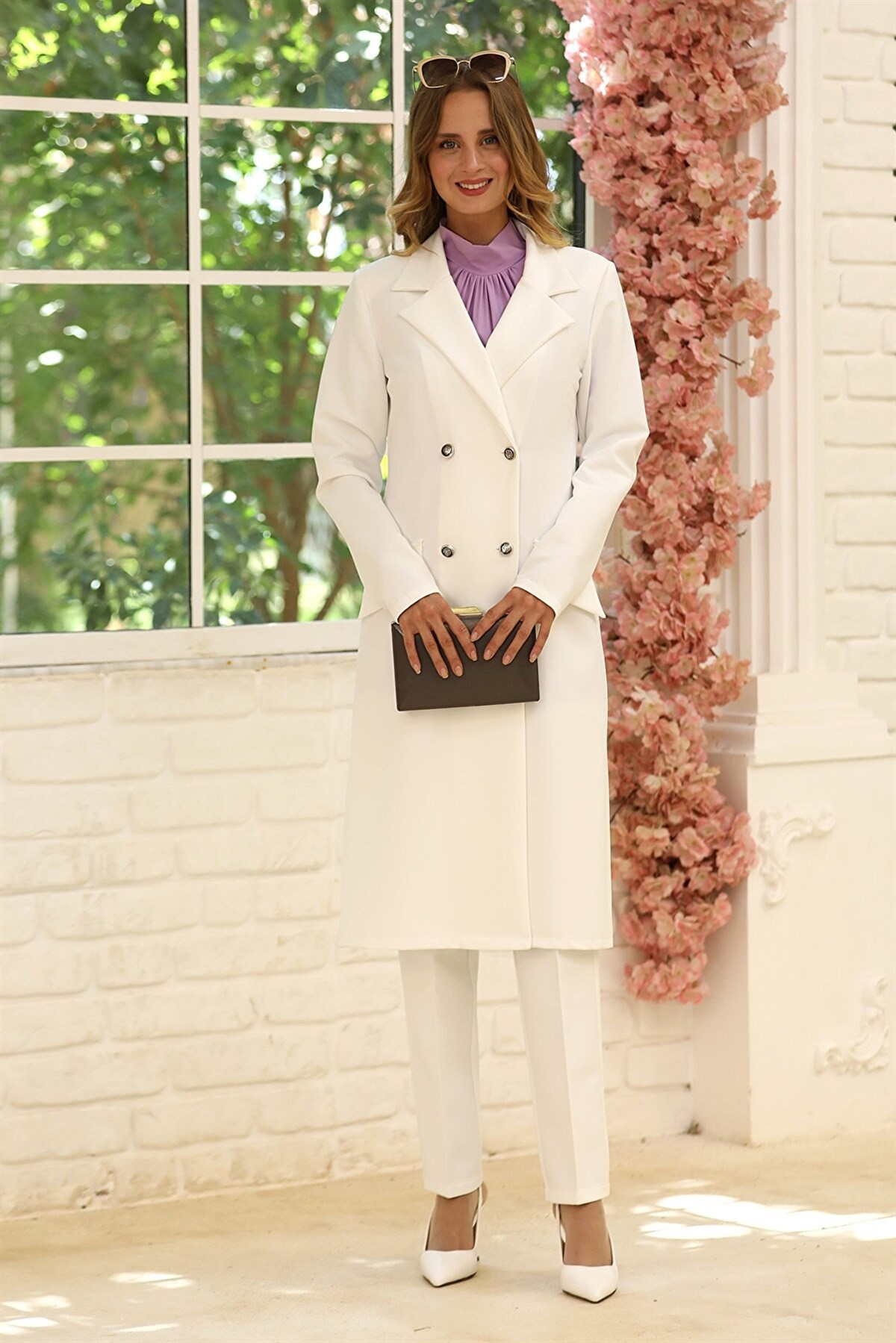 Zarif Ceket Takım Ekru ELB32ELB32-EKRUElben